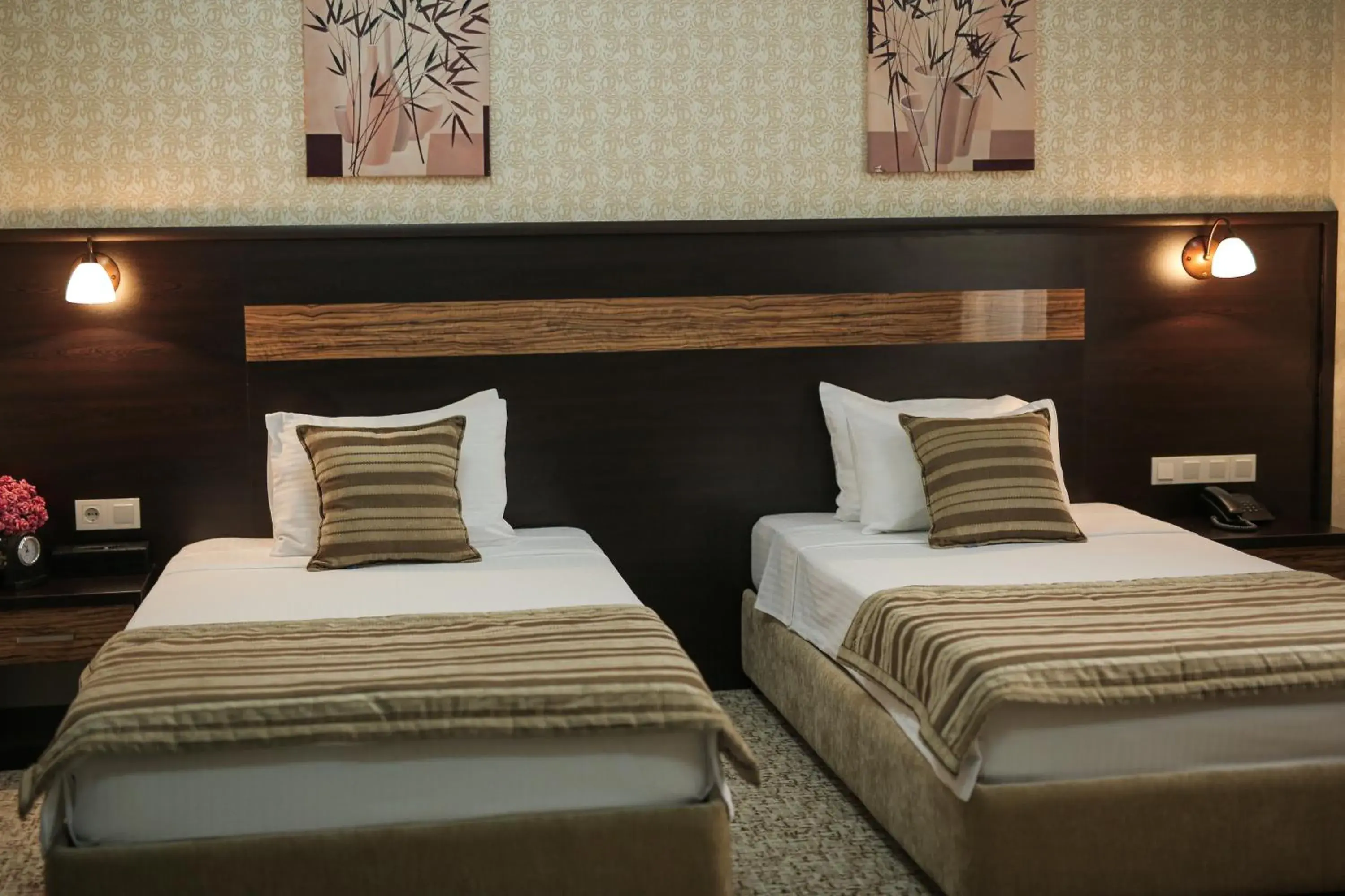 Bed in Onyx Hotel Bishkek