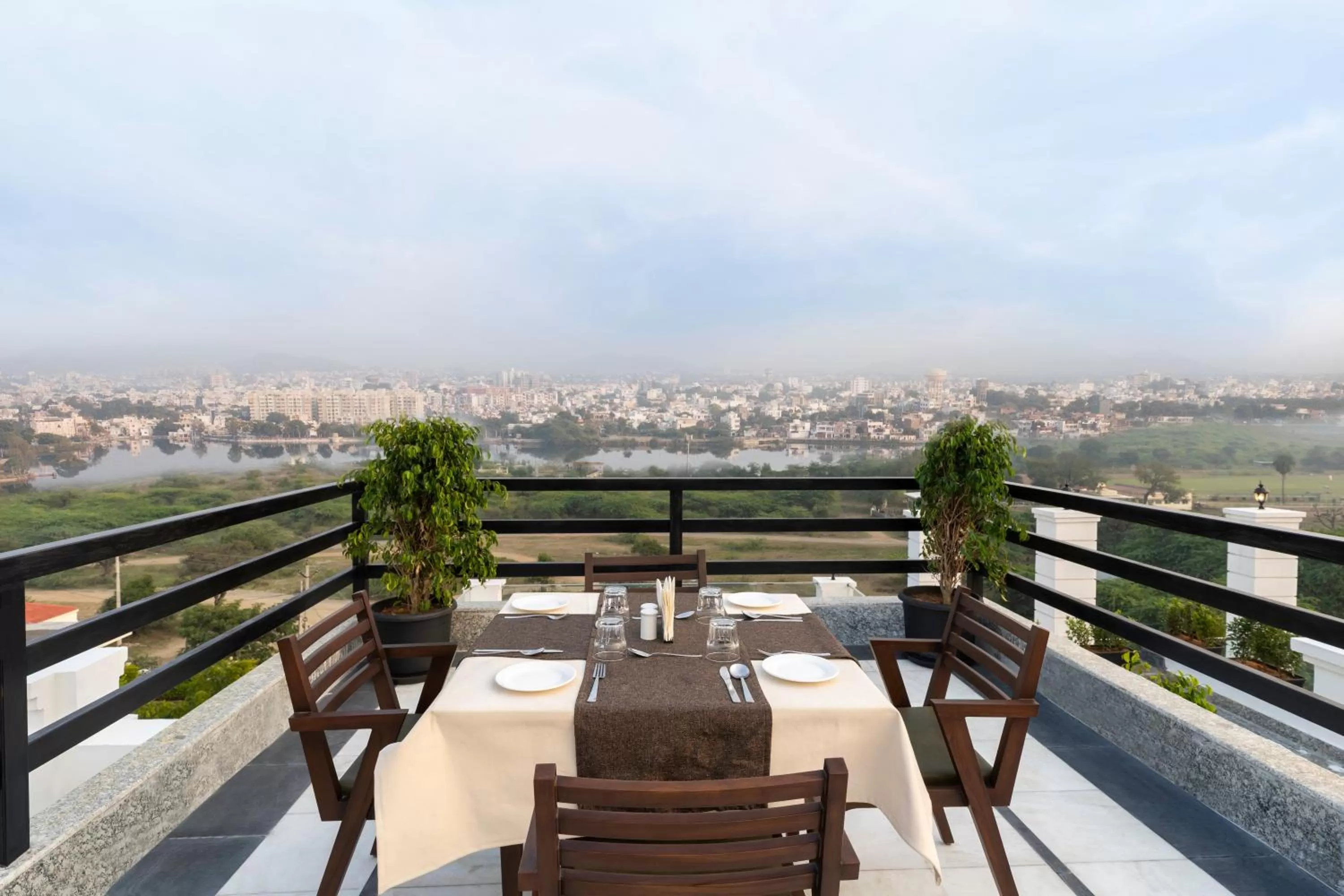 Balcony/Terrace in Revaas Lake View Boutique Hotel