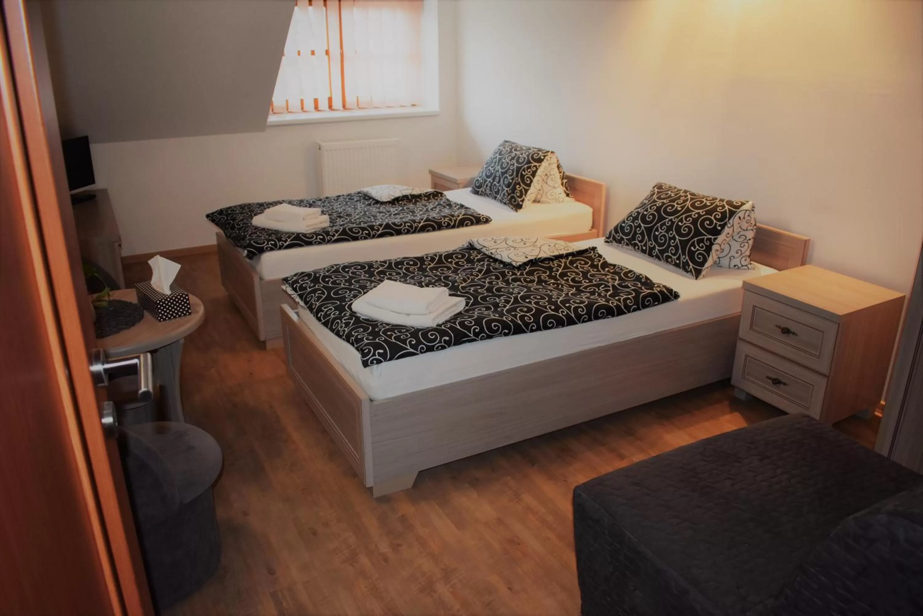 Bed in Motel Roubenka