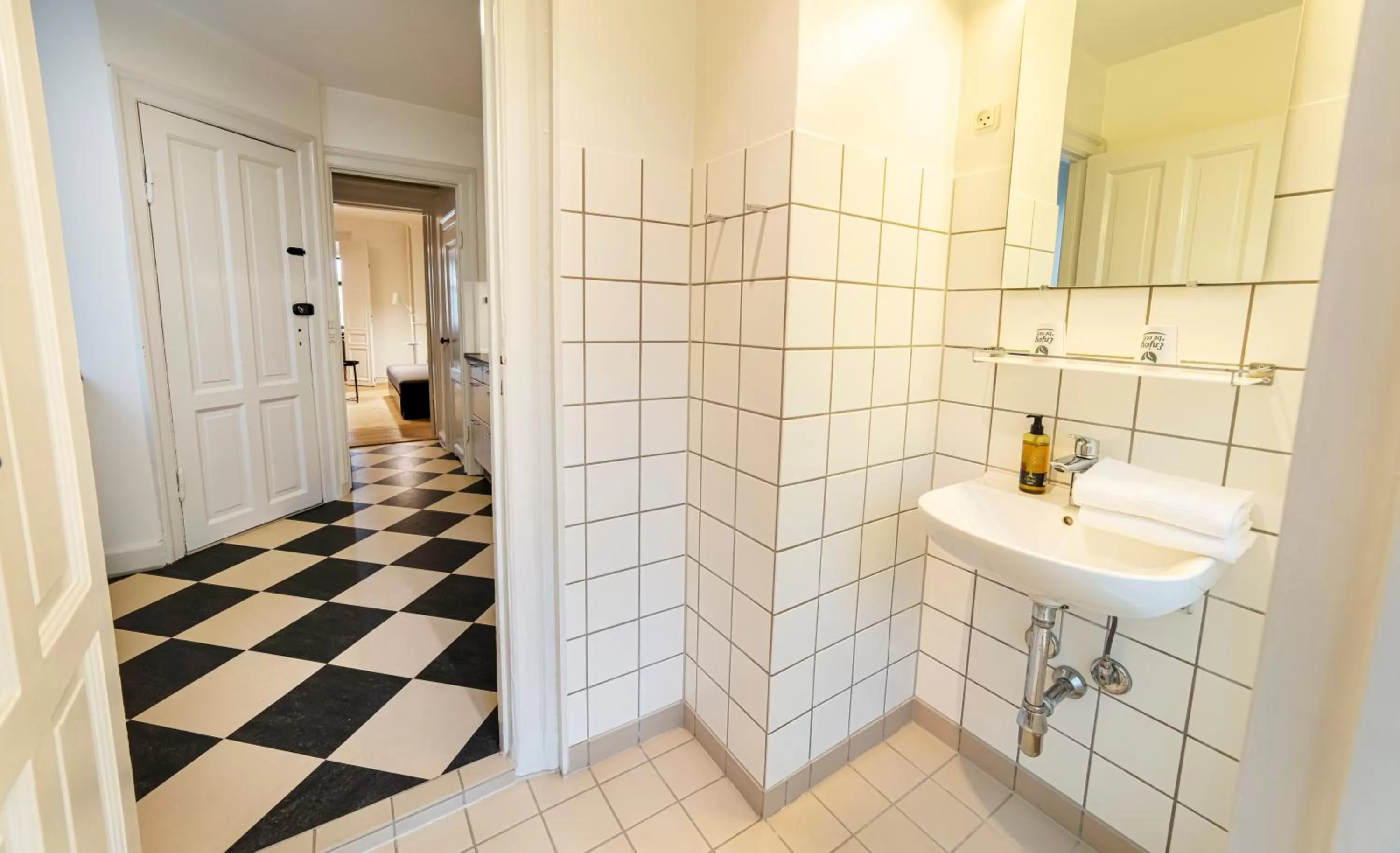 Shower in Go Hotel Saga