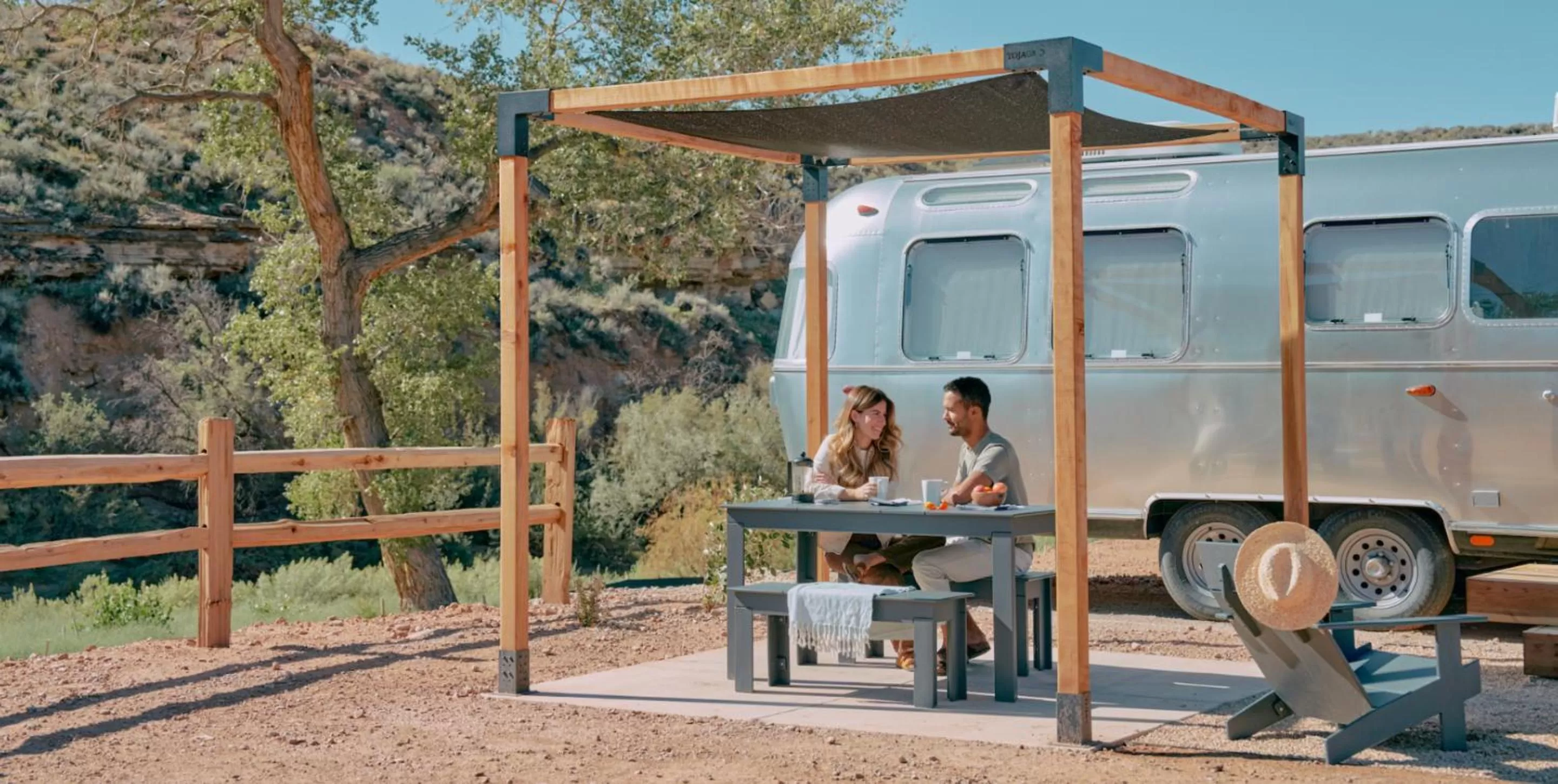 Patio in AutoCamp Zion