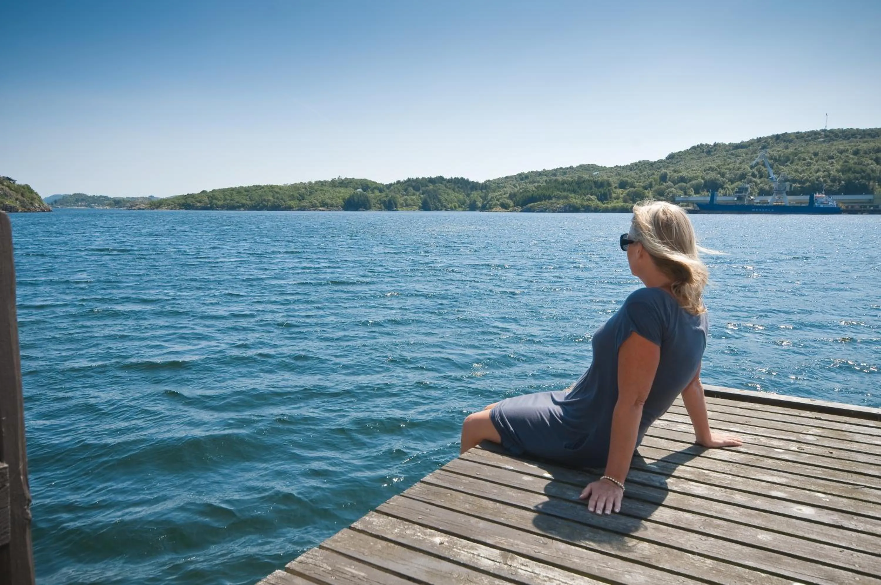 Patio in Farsund Fjordhotel