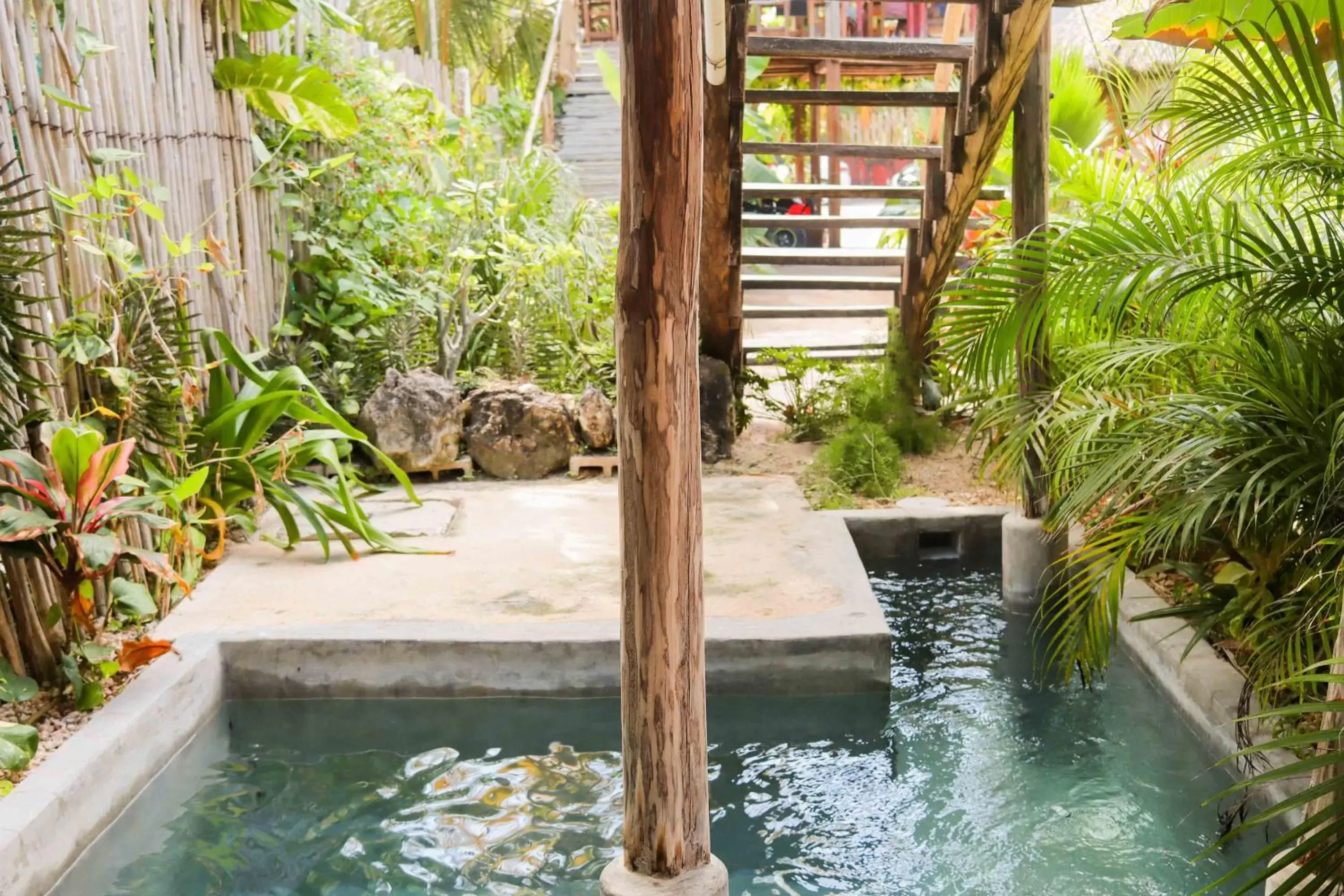 Swimming Pool in Casa Mate BeachFront Cabañas El Cuyo