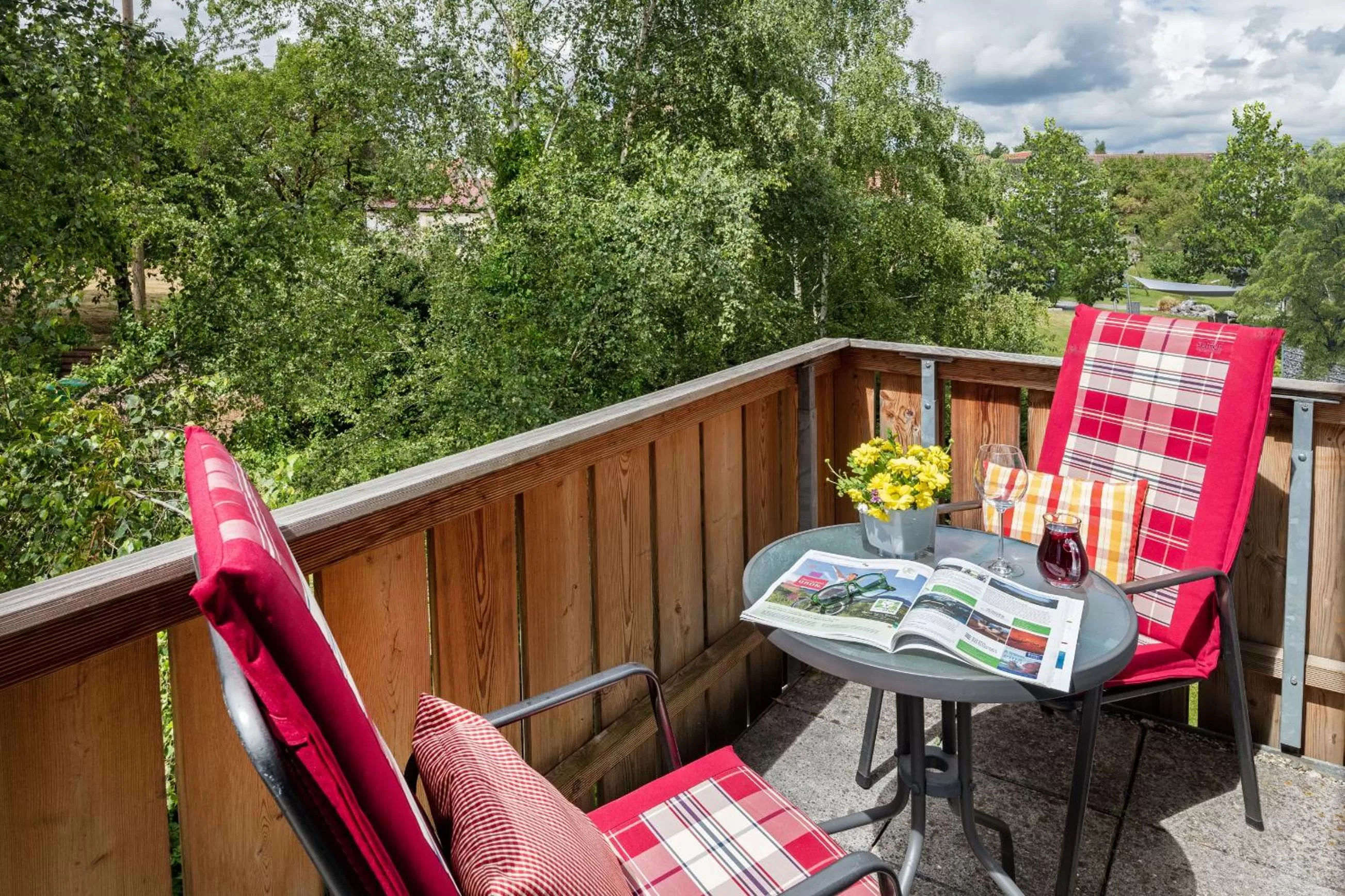Balcony/Terrace in Gasthof - Hotel zum Ochsen GmbH