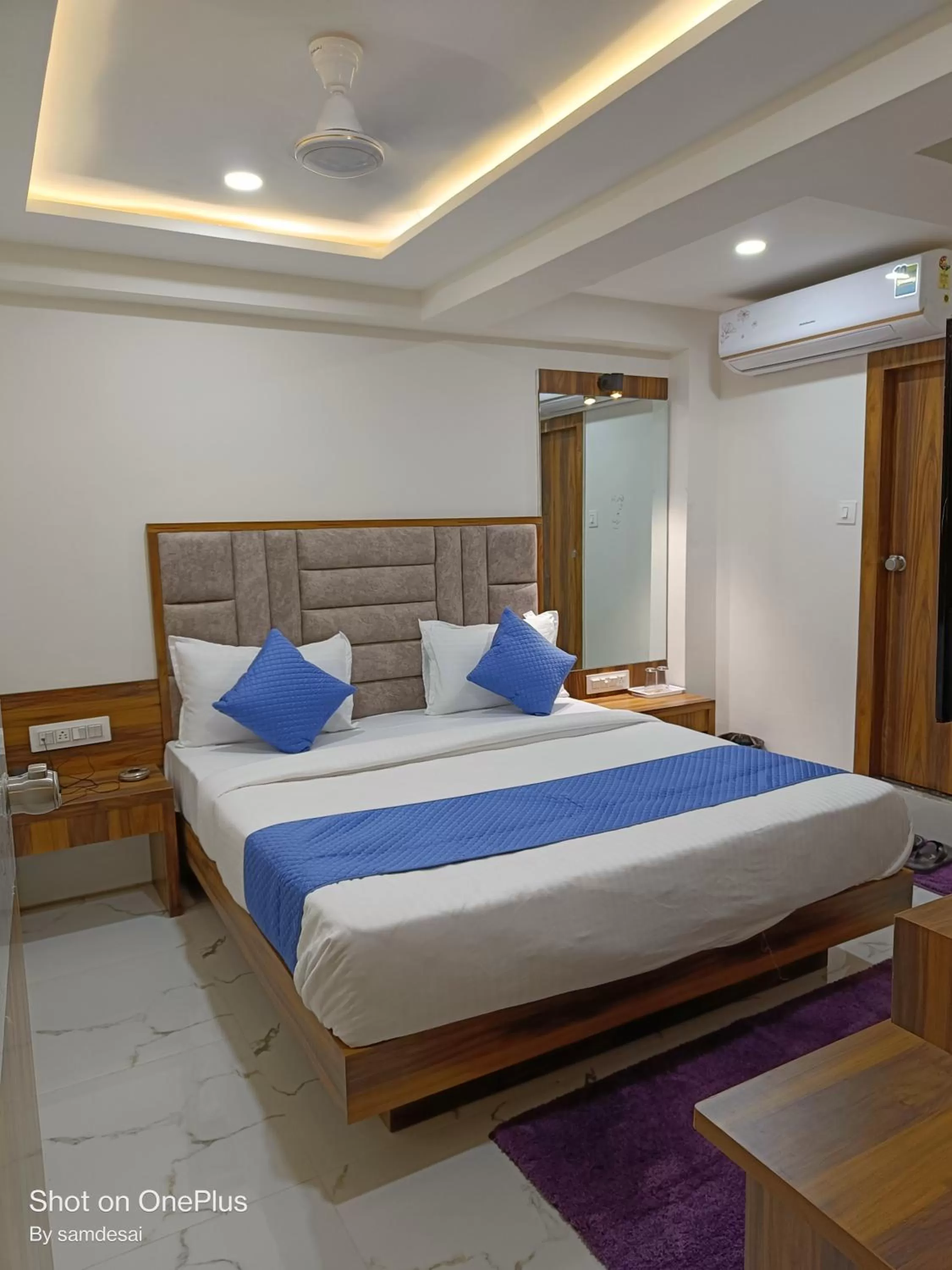 Bed in HOTEL ROYAL GRAND