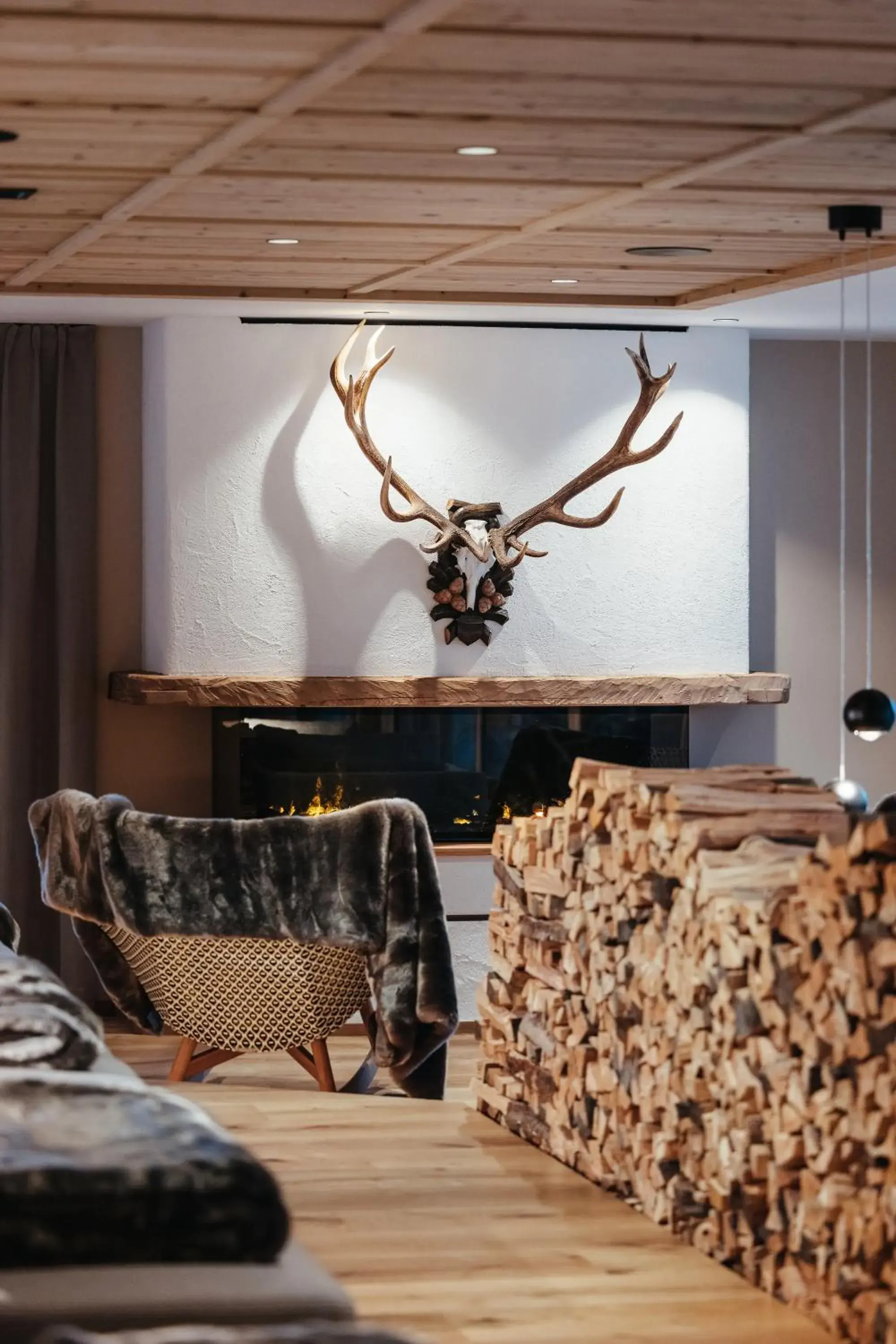 Seating Area in Kolfuschgerhof Mountain Resort