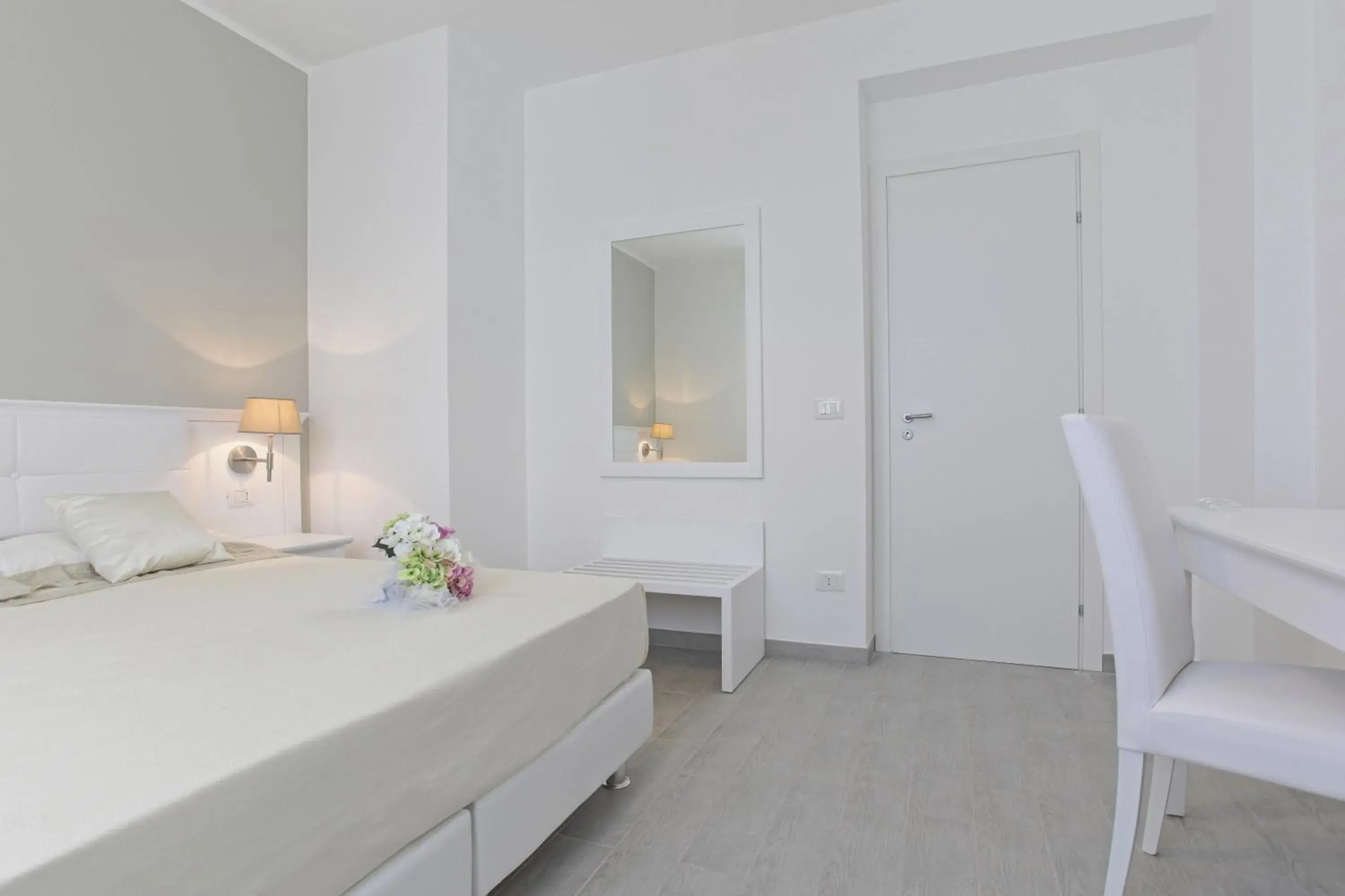 Bed in Scala Dei Turchi Resort