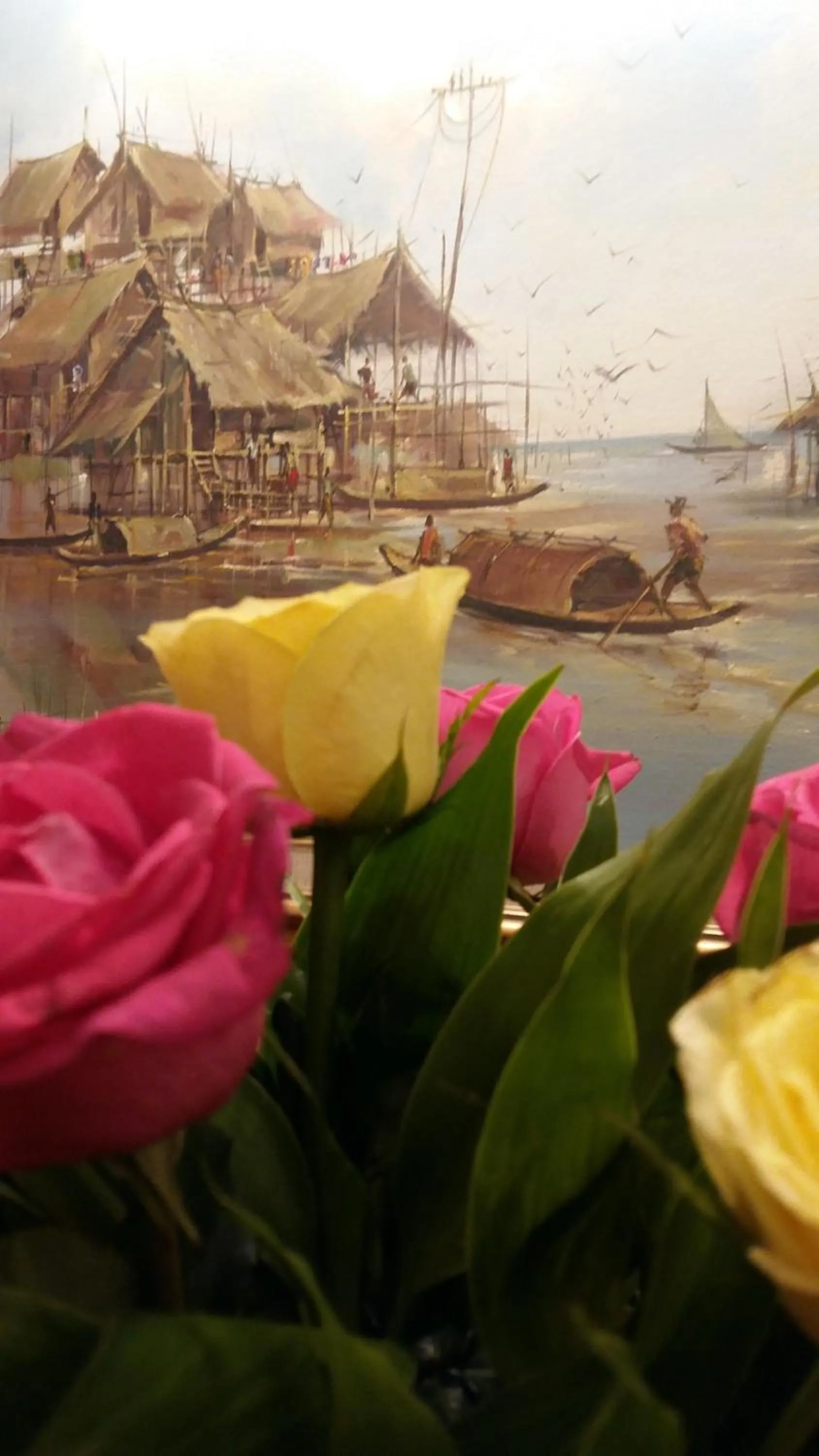 Decorative detail in Hotel Cambodiana