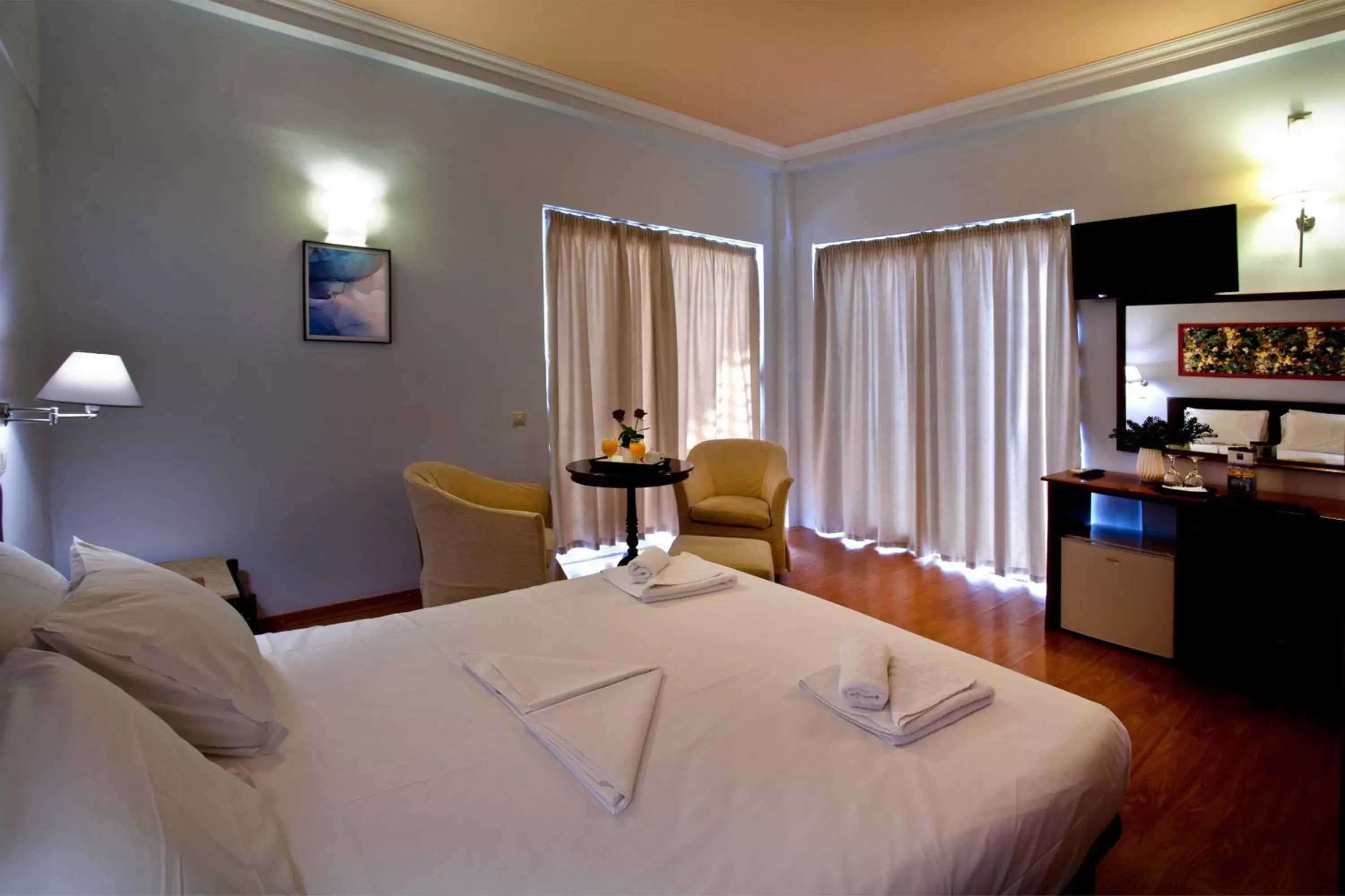 Bed in Grand Hotel Loutraki