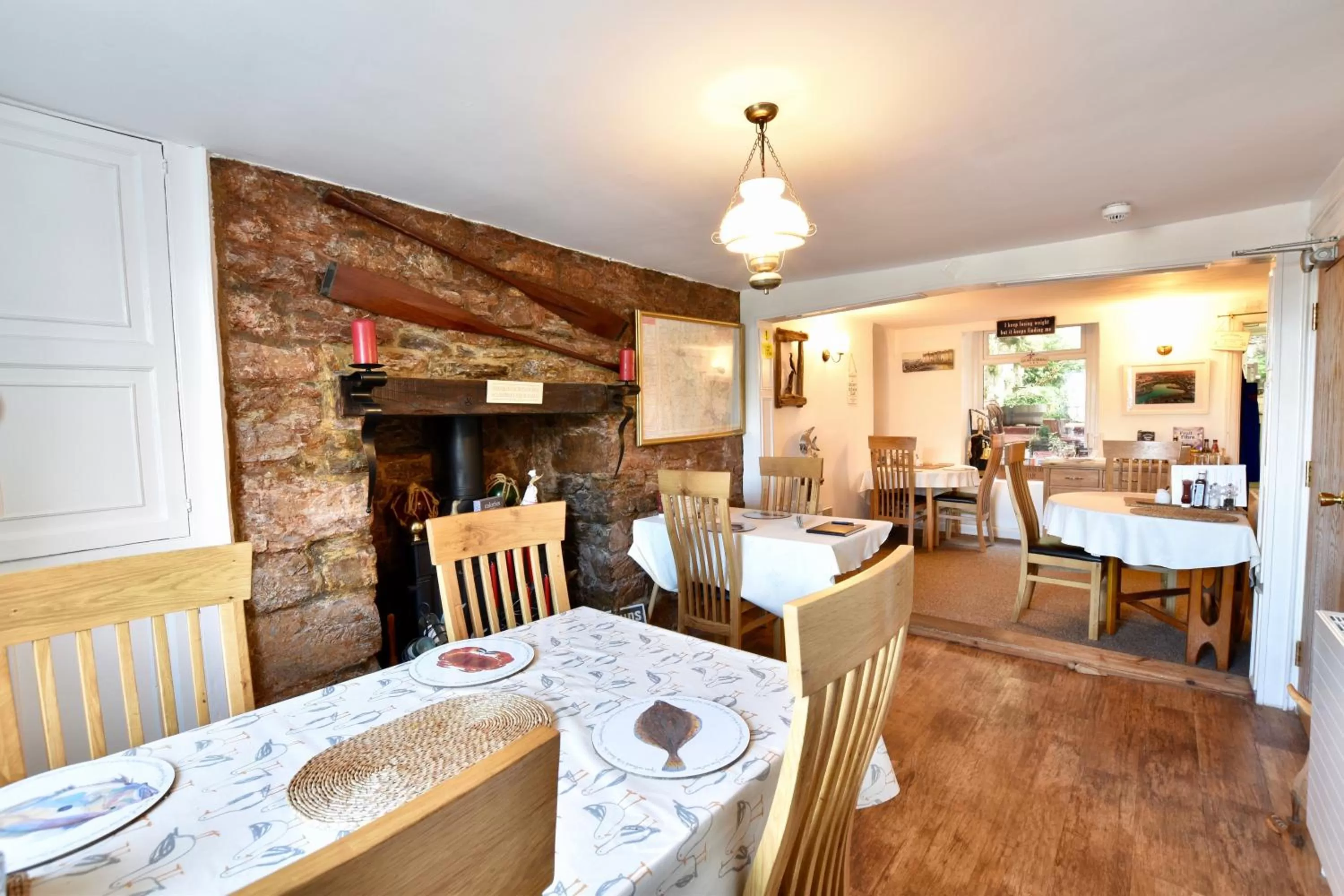 Breakfast, Restaurant/Places to Eat in Sampford Harbour Side Guest House