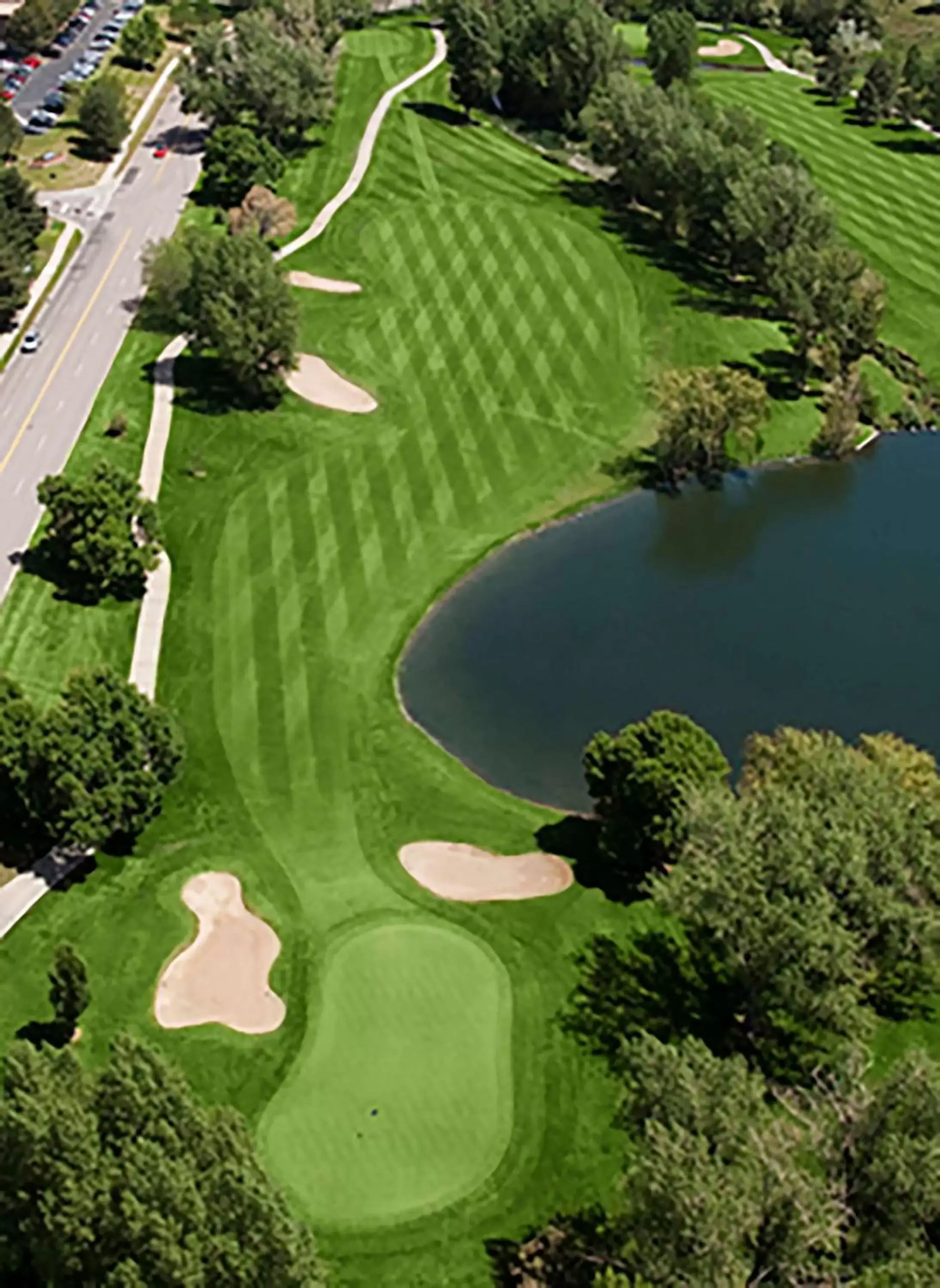 Golfcourse, Bird's-eye View in The Inverness Denver, a Hilton Golf & Spa Resort
