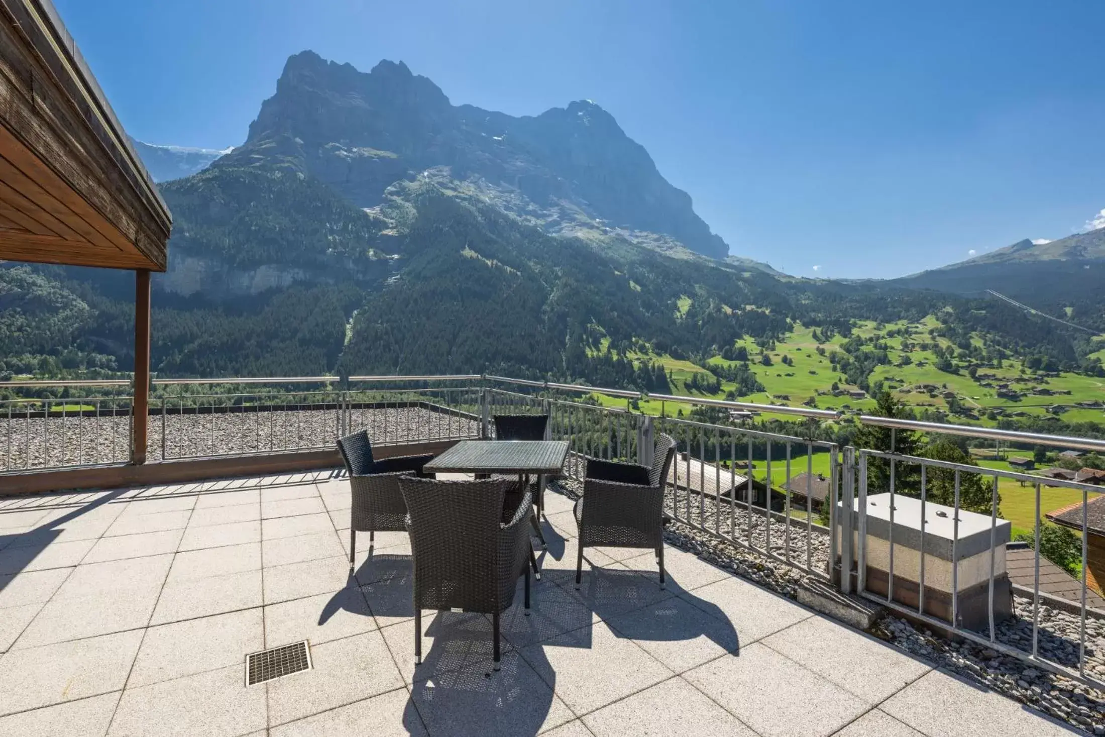 Balcony/Terrace in Hotel Spinne Grindelwald