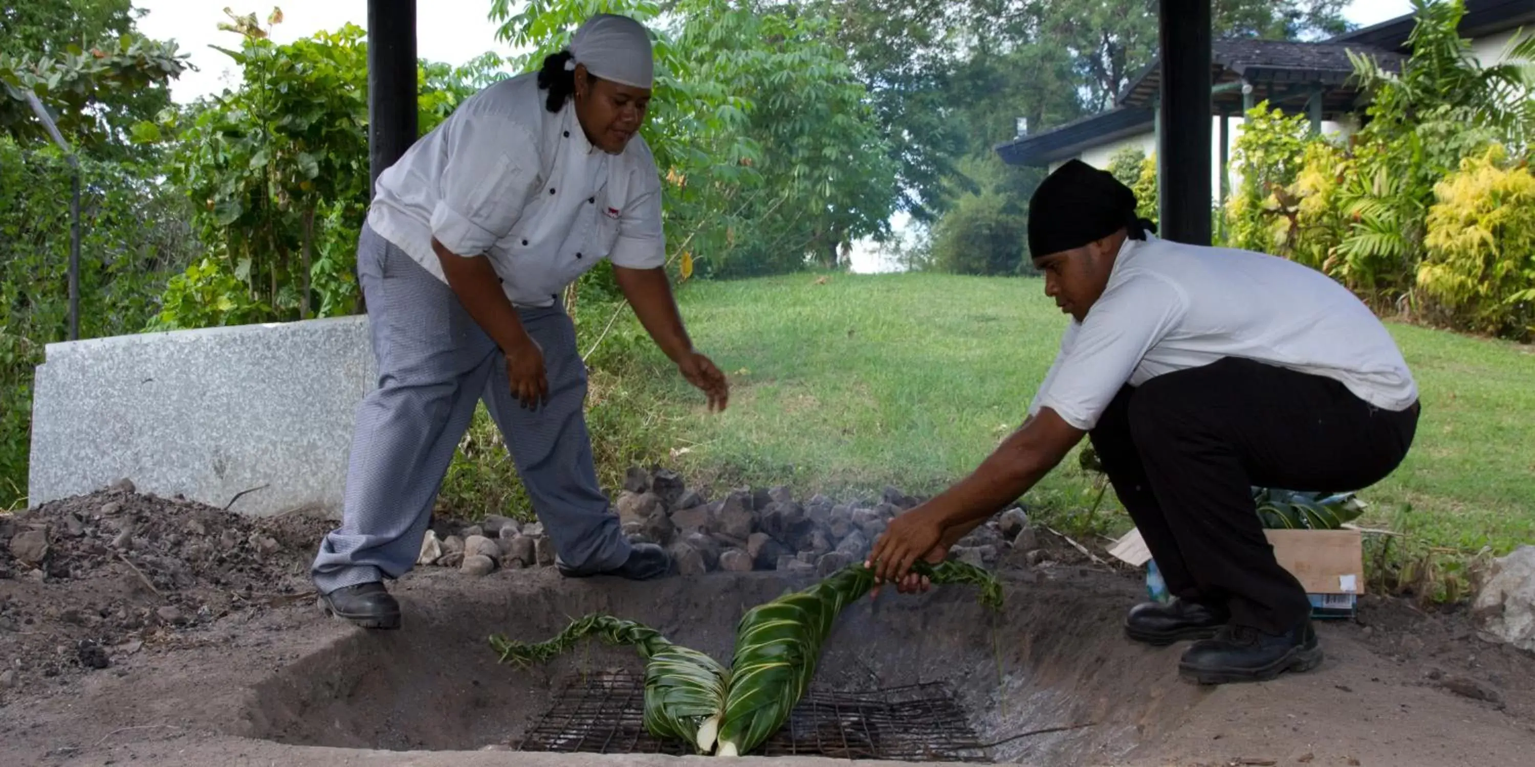 Food, Staff in Tanoa International Hotel