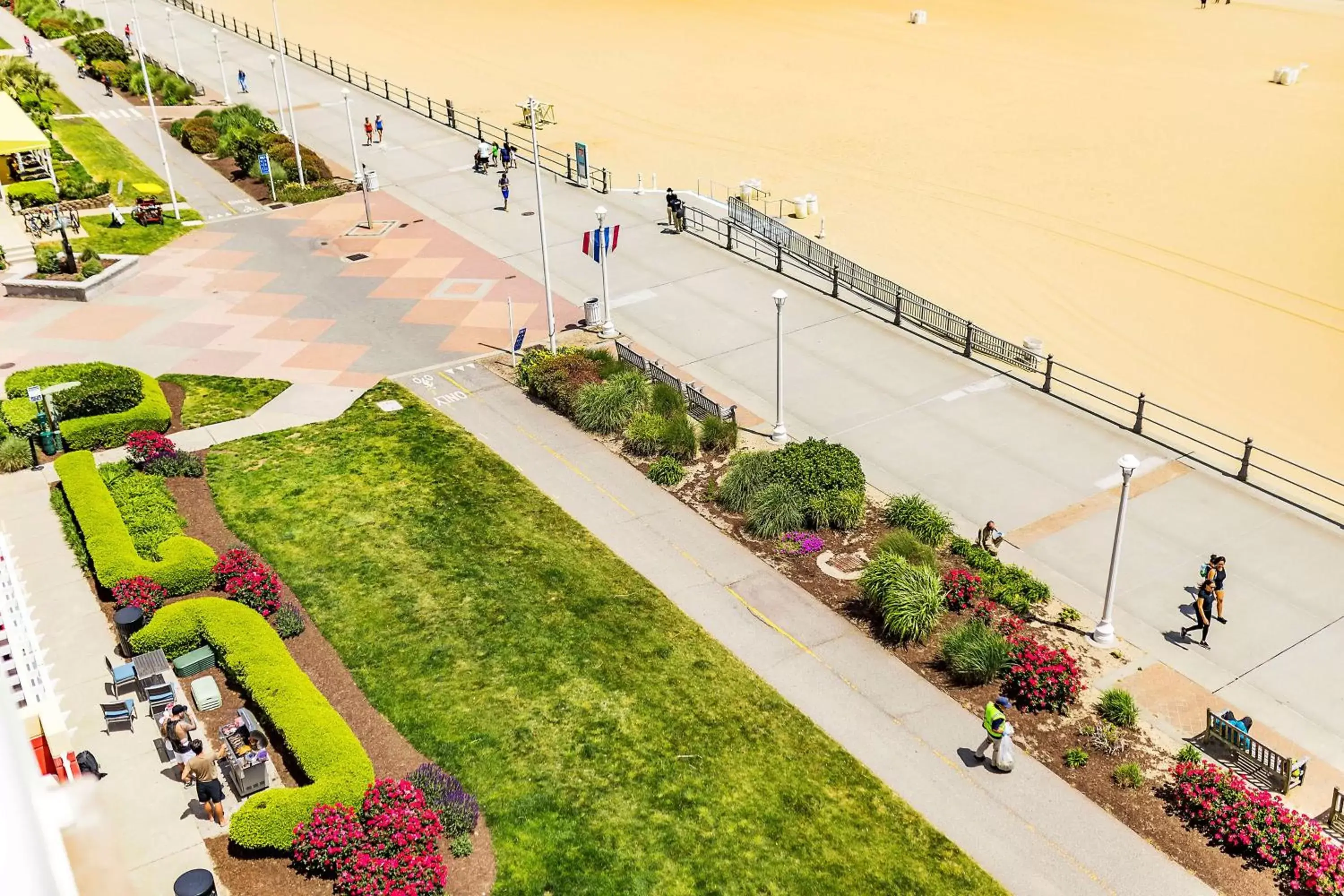 View (from property/room), Bird's-eye View in Hampton Inn Virginia Beach Oceanfront North