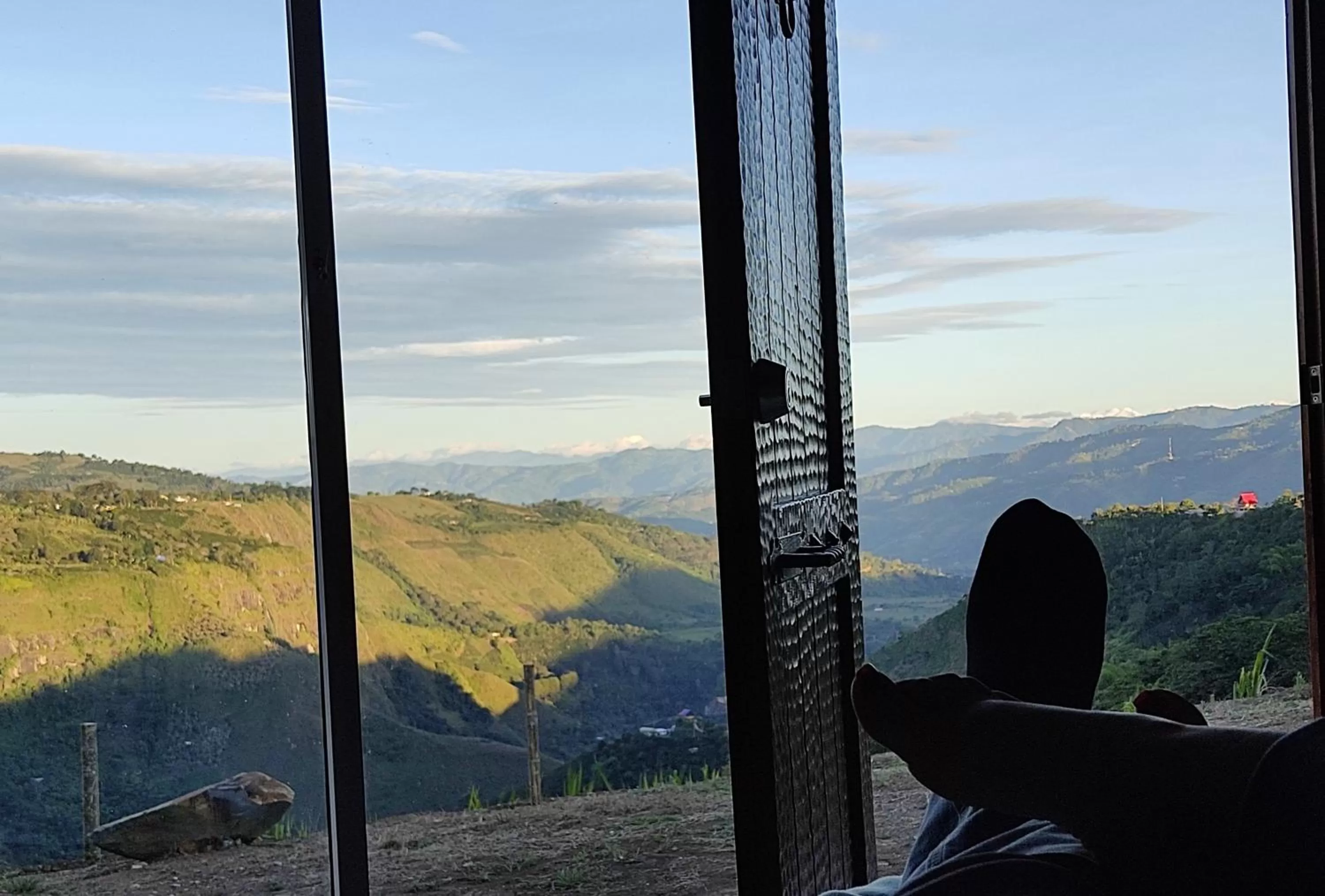 Mountain view in Hotel Kasama