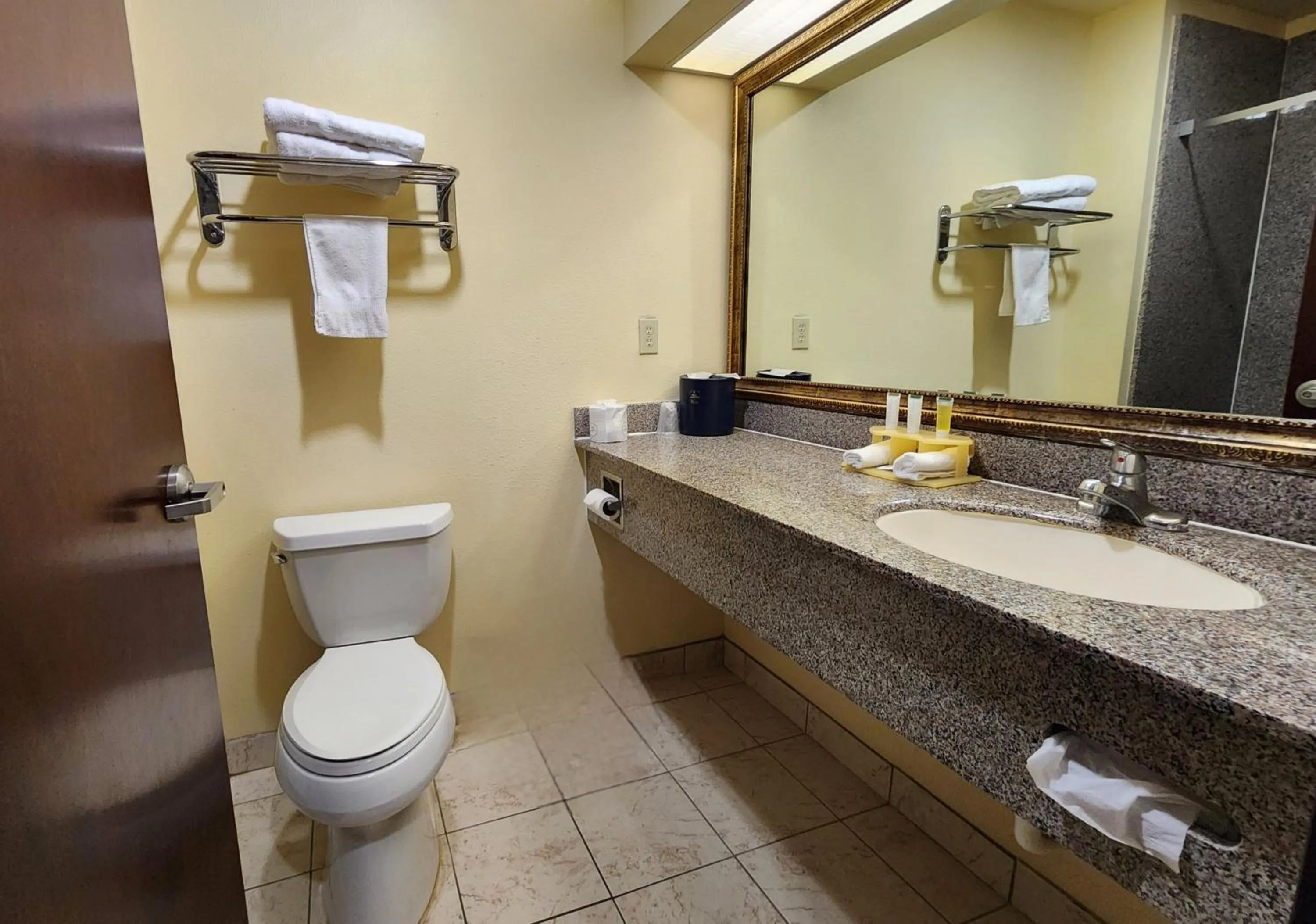 Bathroom in Days Inn & Suites by Wyndham Sam Houston Tollway