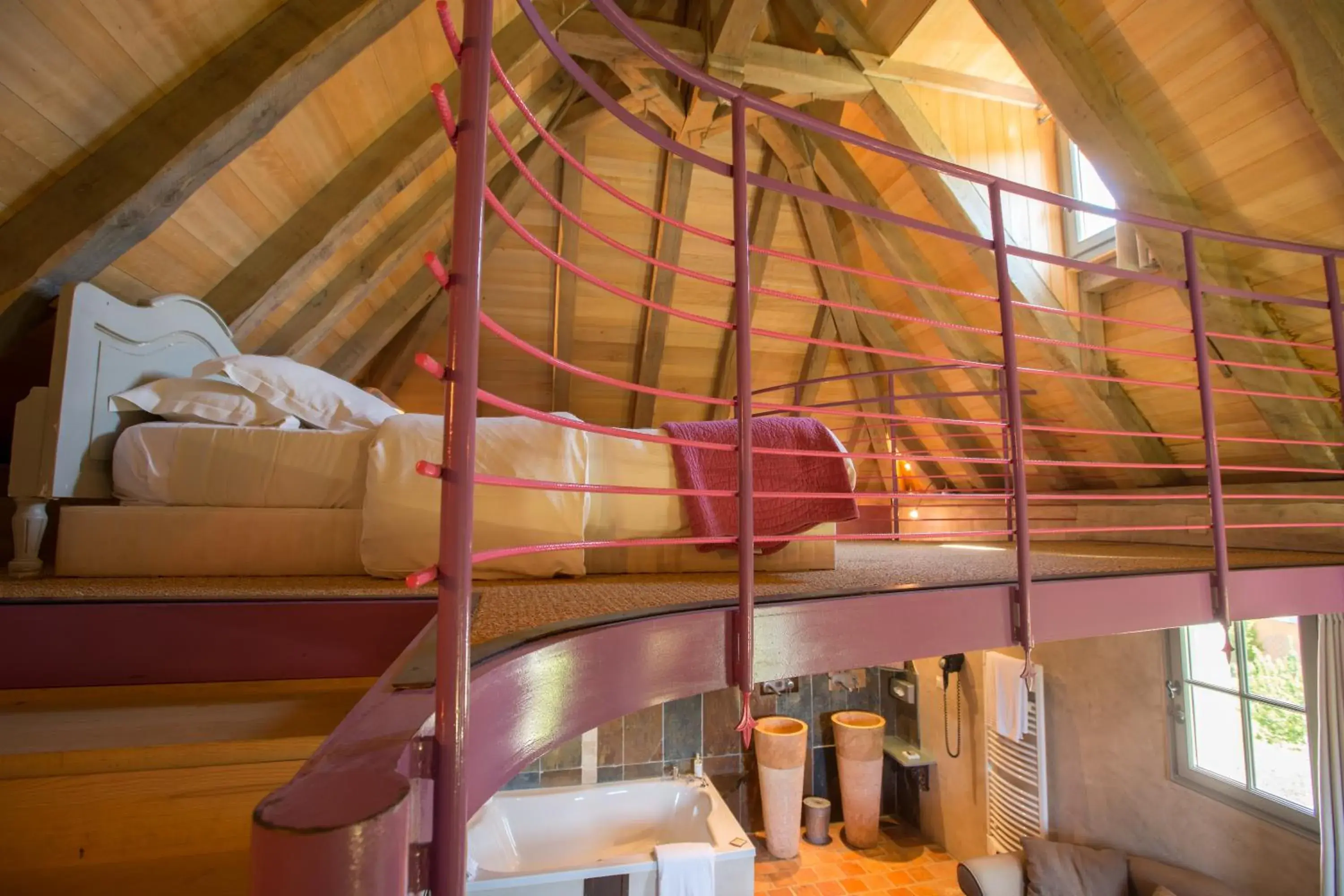 Bed in Hôtel-Spa Le Saint Cirq Bed in Hôtel-Spa Le Saint Cirq