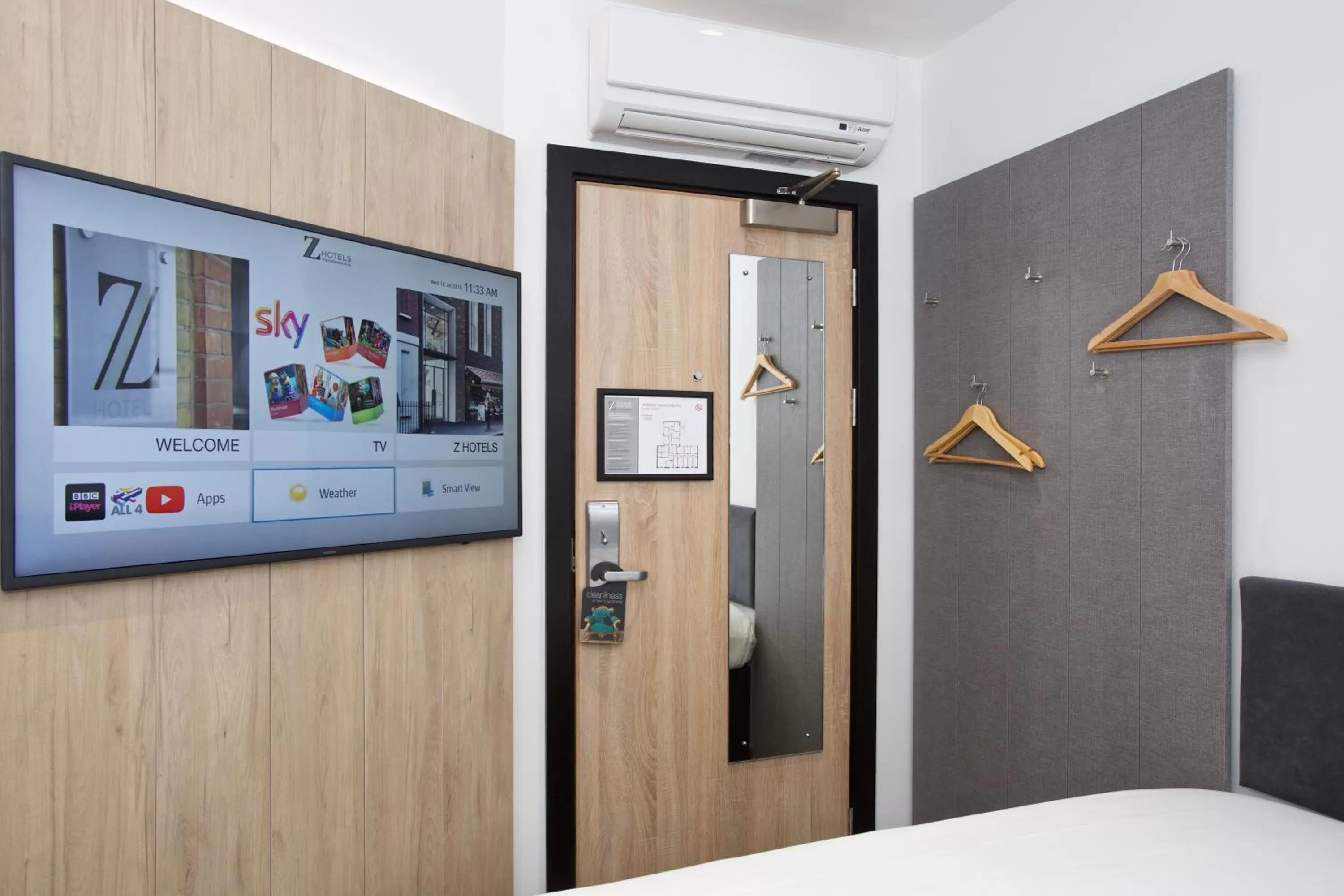 Bedroom, Bed in The Z Hotel Tottenham Court Road