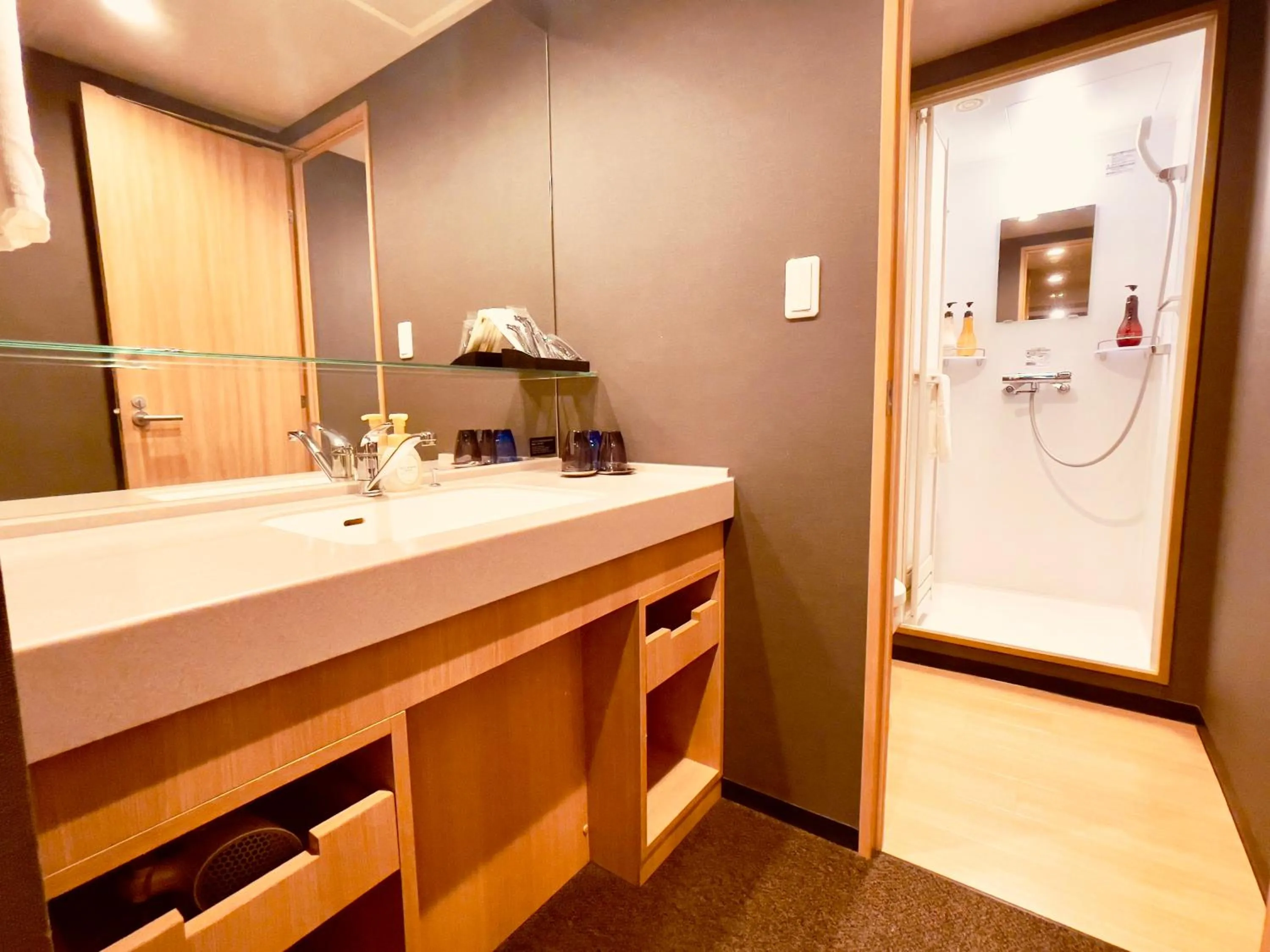 Shower in Dormy Inn Premium Tokyo Kodenmacho