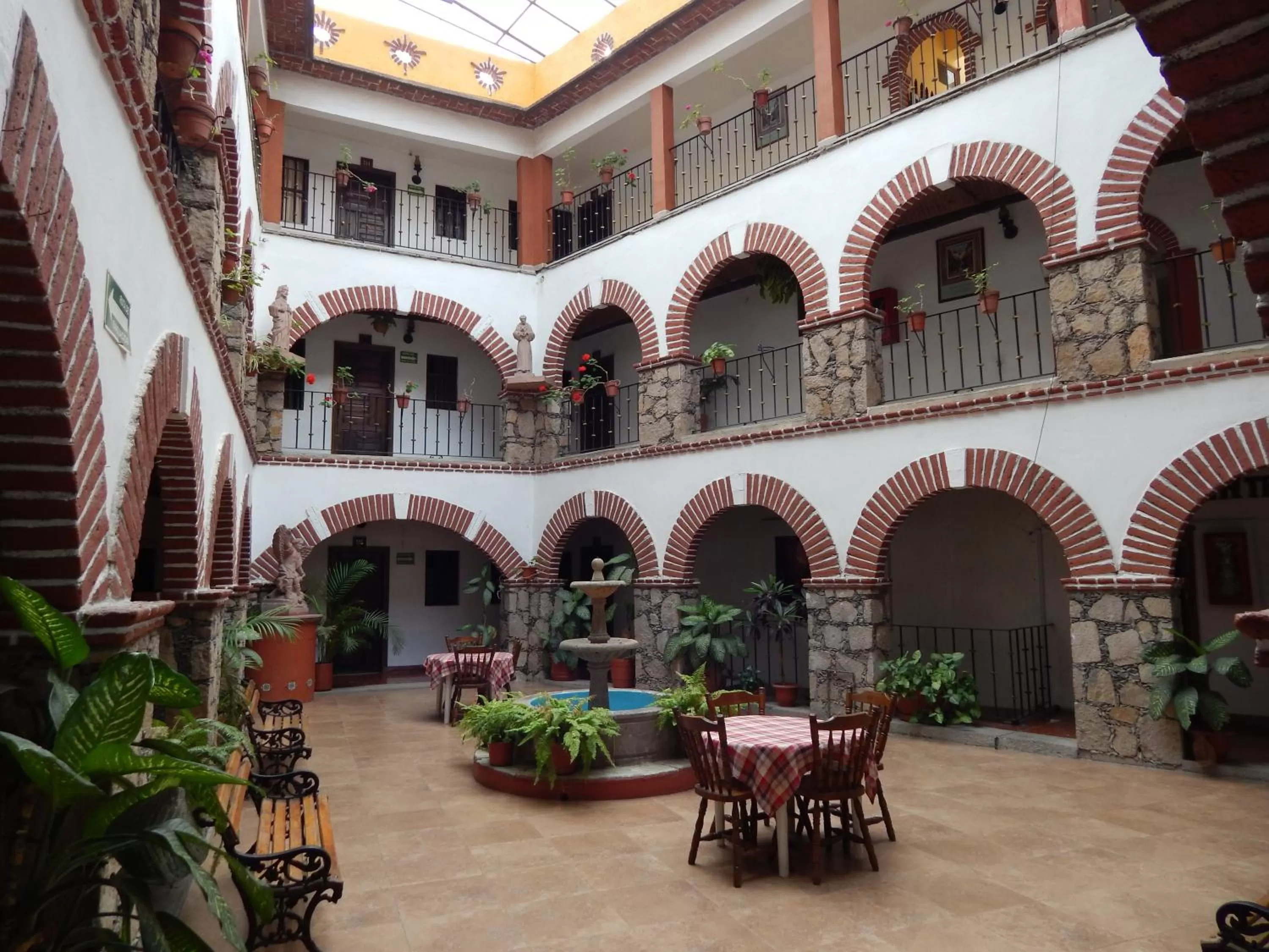 Decorative detail in Hotel Molino del Rey