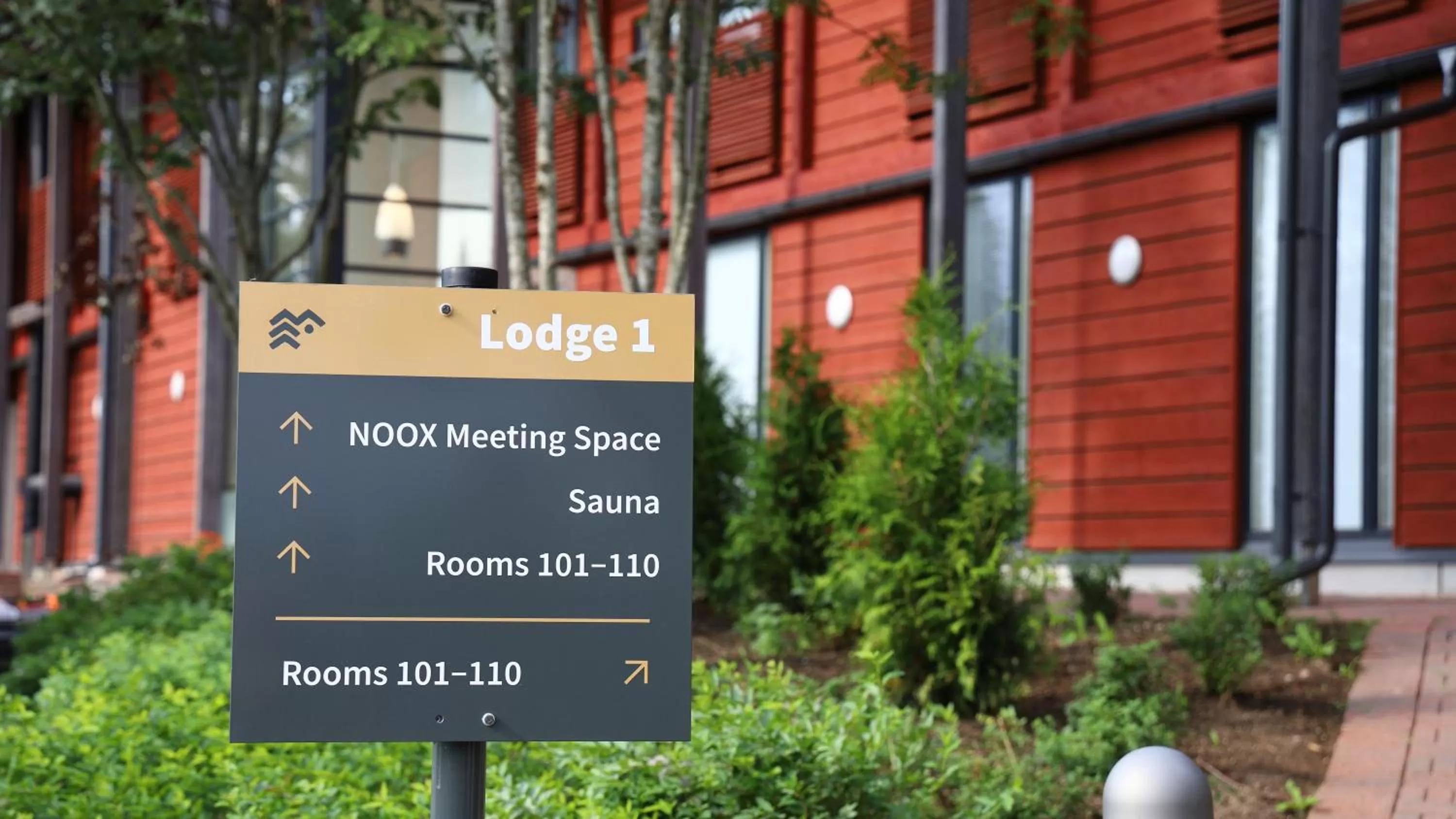 Property logo or sign in Haltia Lake Lodge nature boutique hotel & glamping