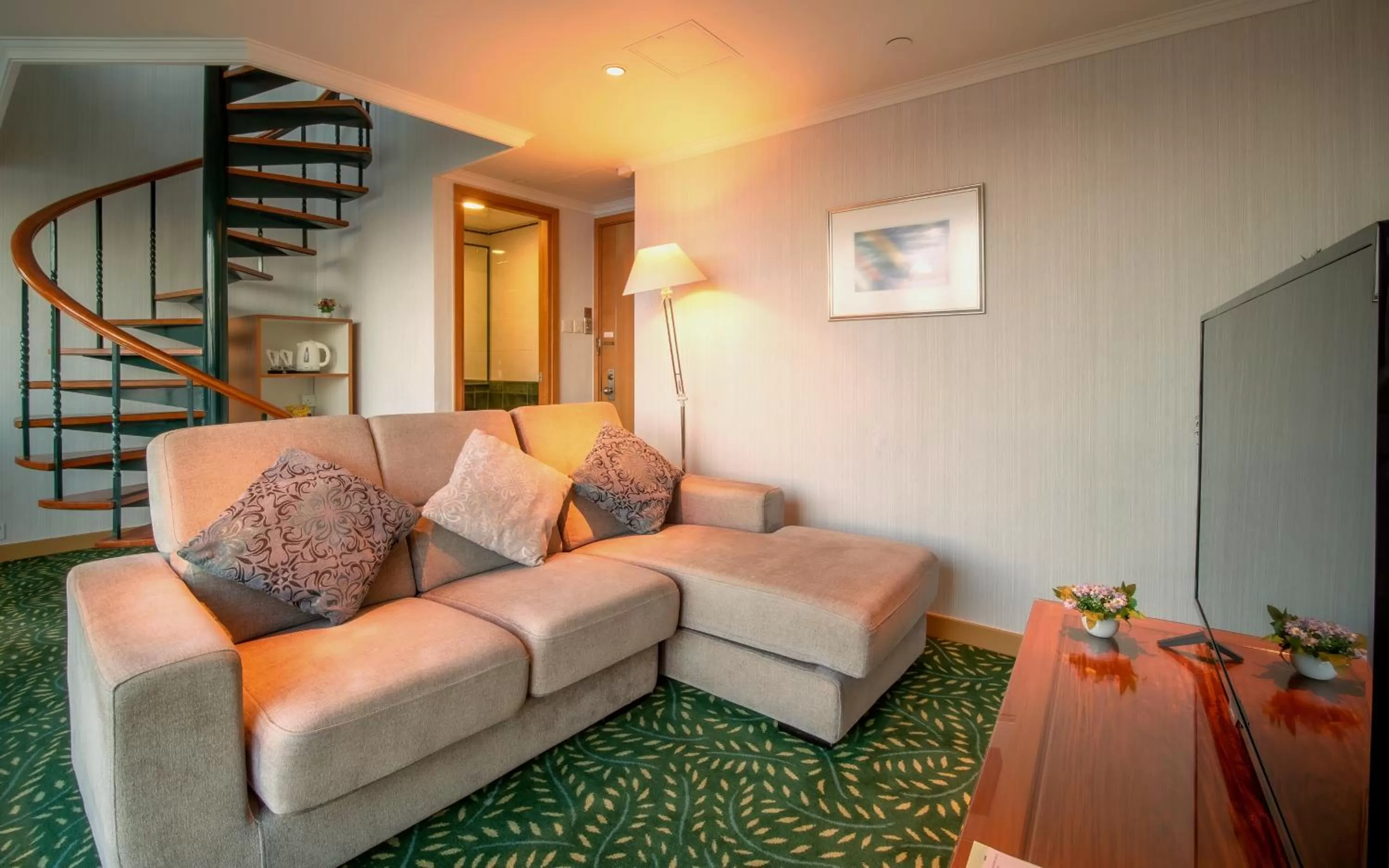 Living room in Bishop Lei International House