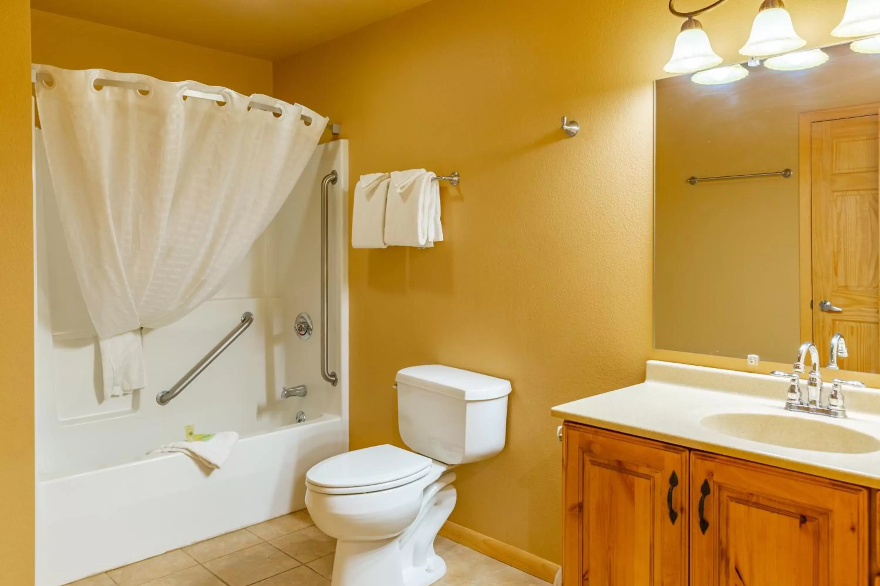 Bathroom in Lodge at Palmer Gulch