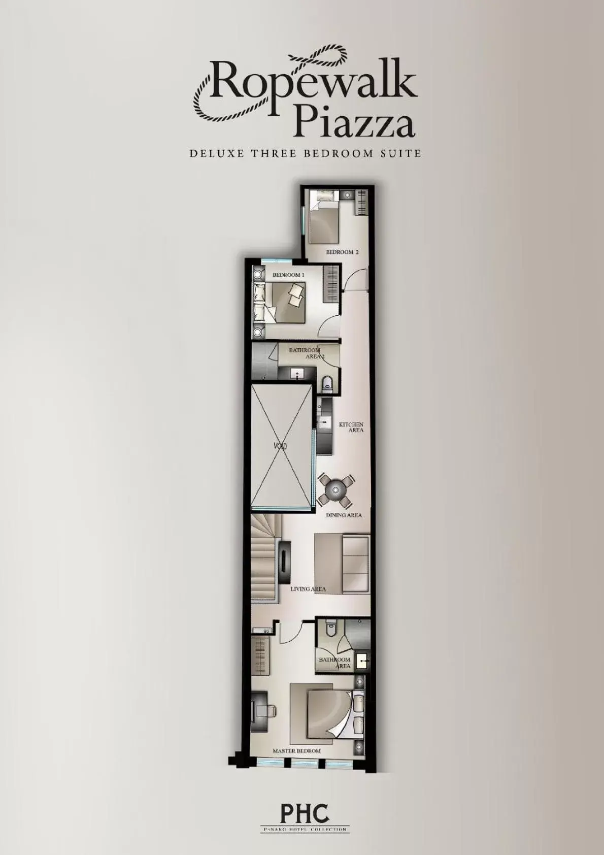 Floor Plan in Ropewalk Piazza Hotel by PHC