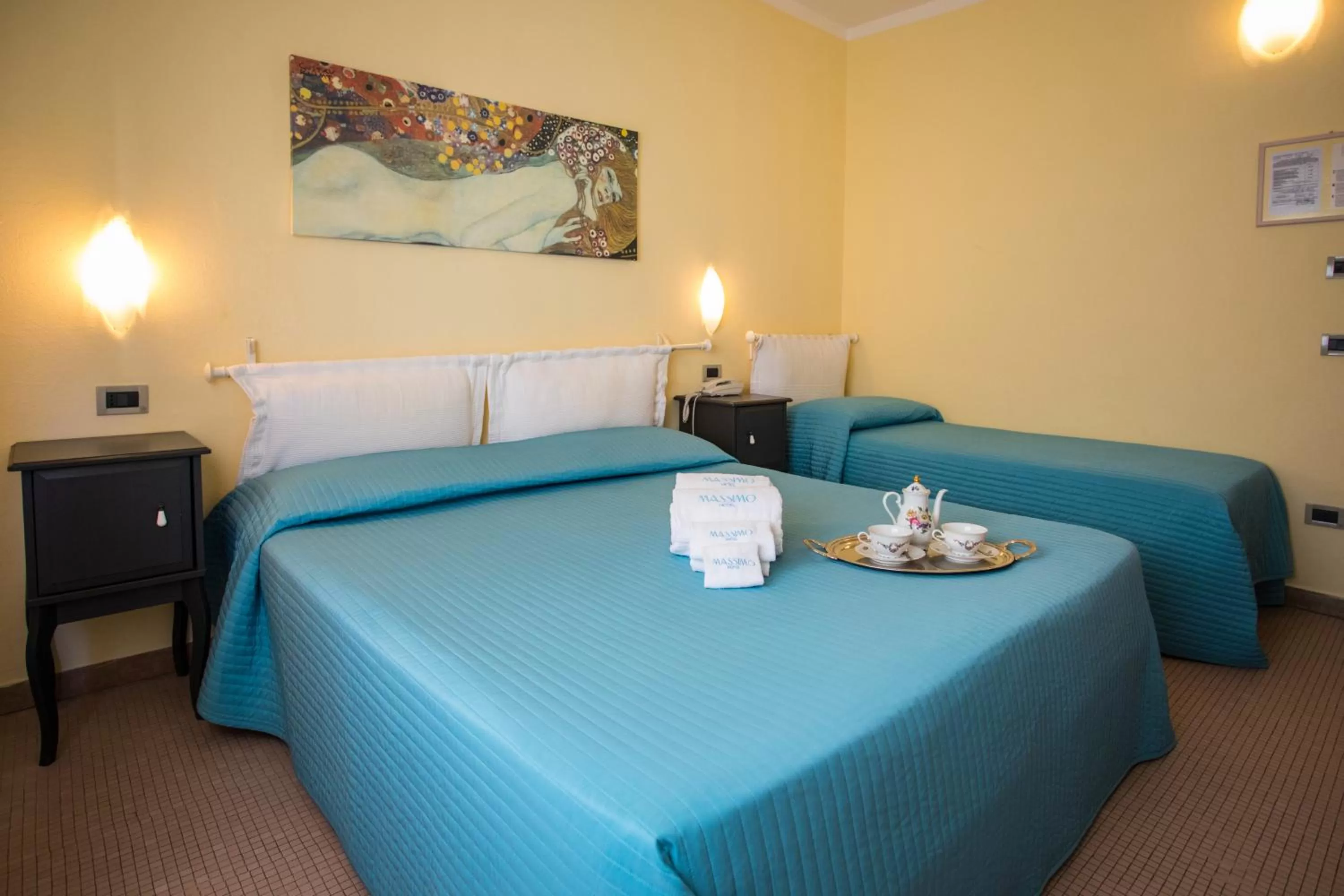 Bed in Hotel Massimo