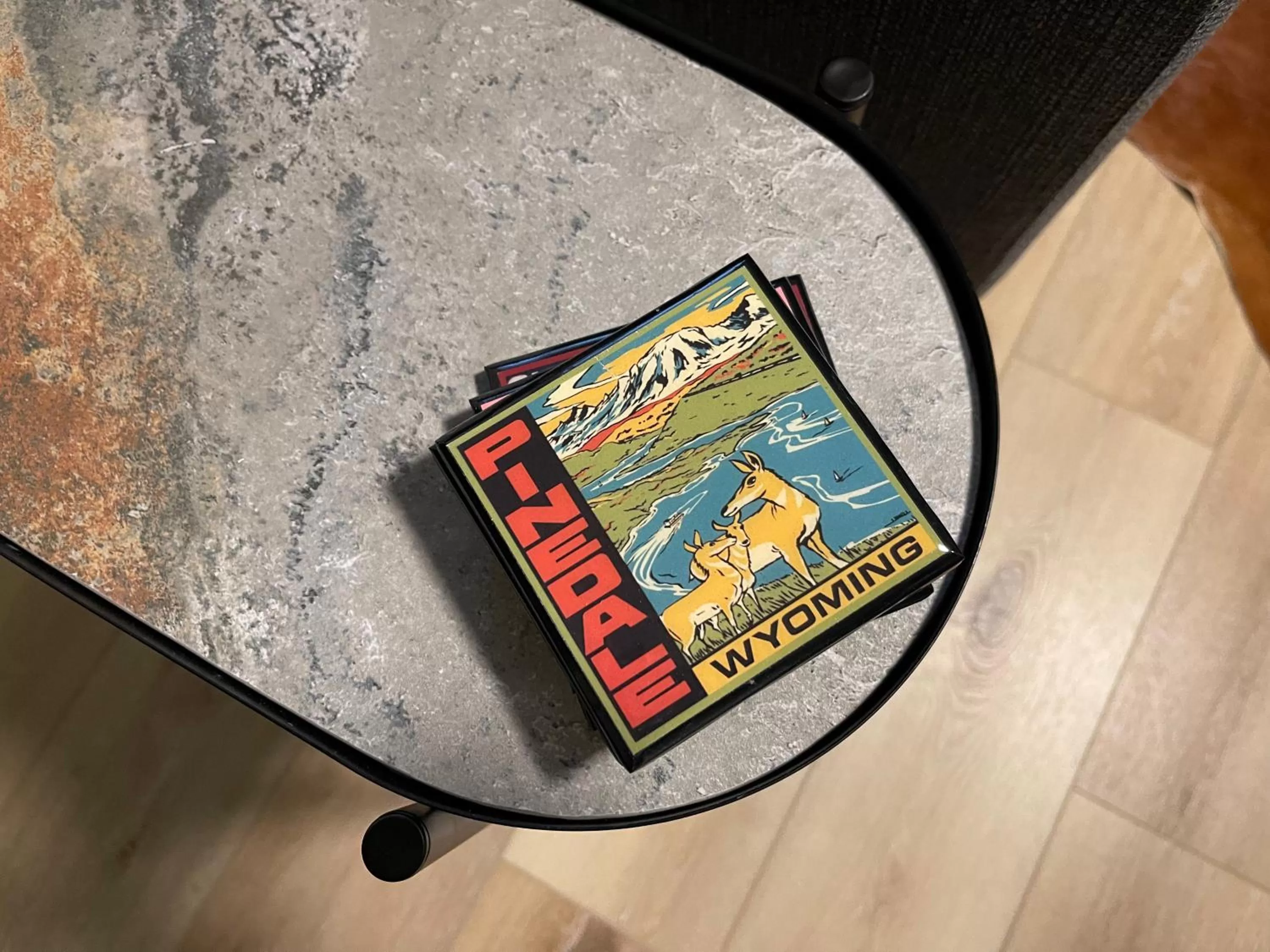 Living room in Pinedale Cozy Cabins