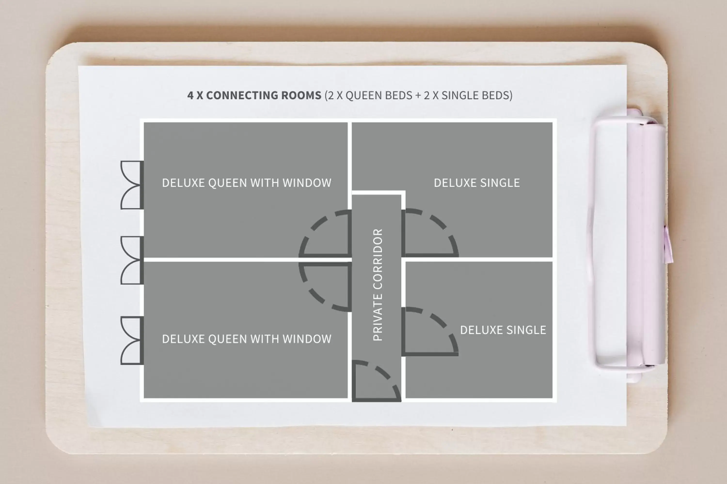 Floor Plan in Harbour Ville Hotel - Hamilton