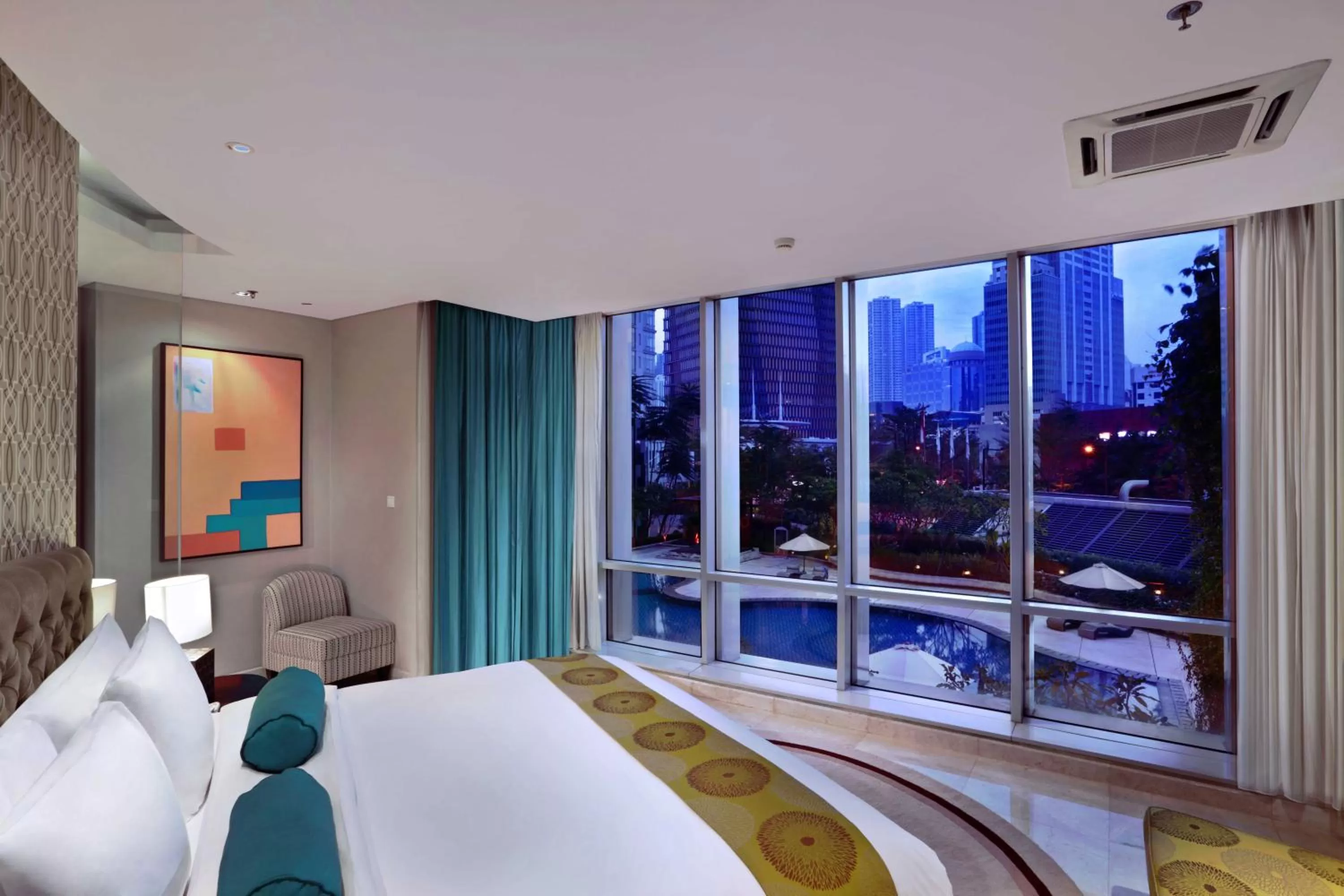 Bedroom, Bed in The Grove Suites by Grand Aston