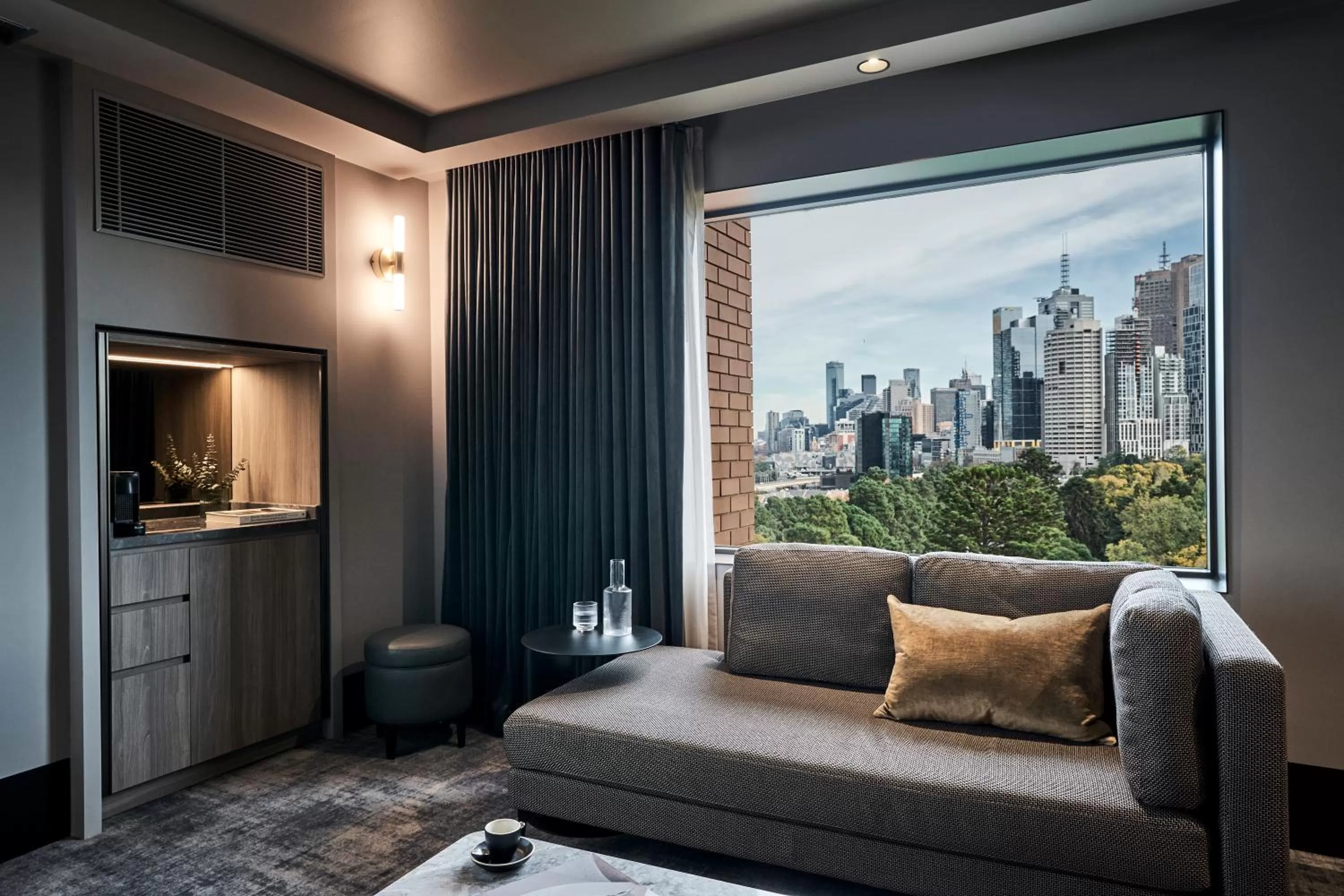 Living room in Pullman Melbourne On the Park