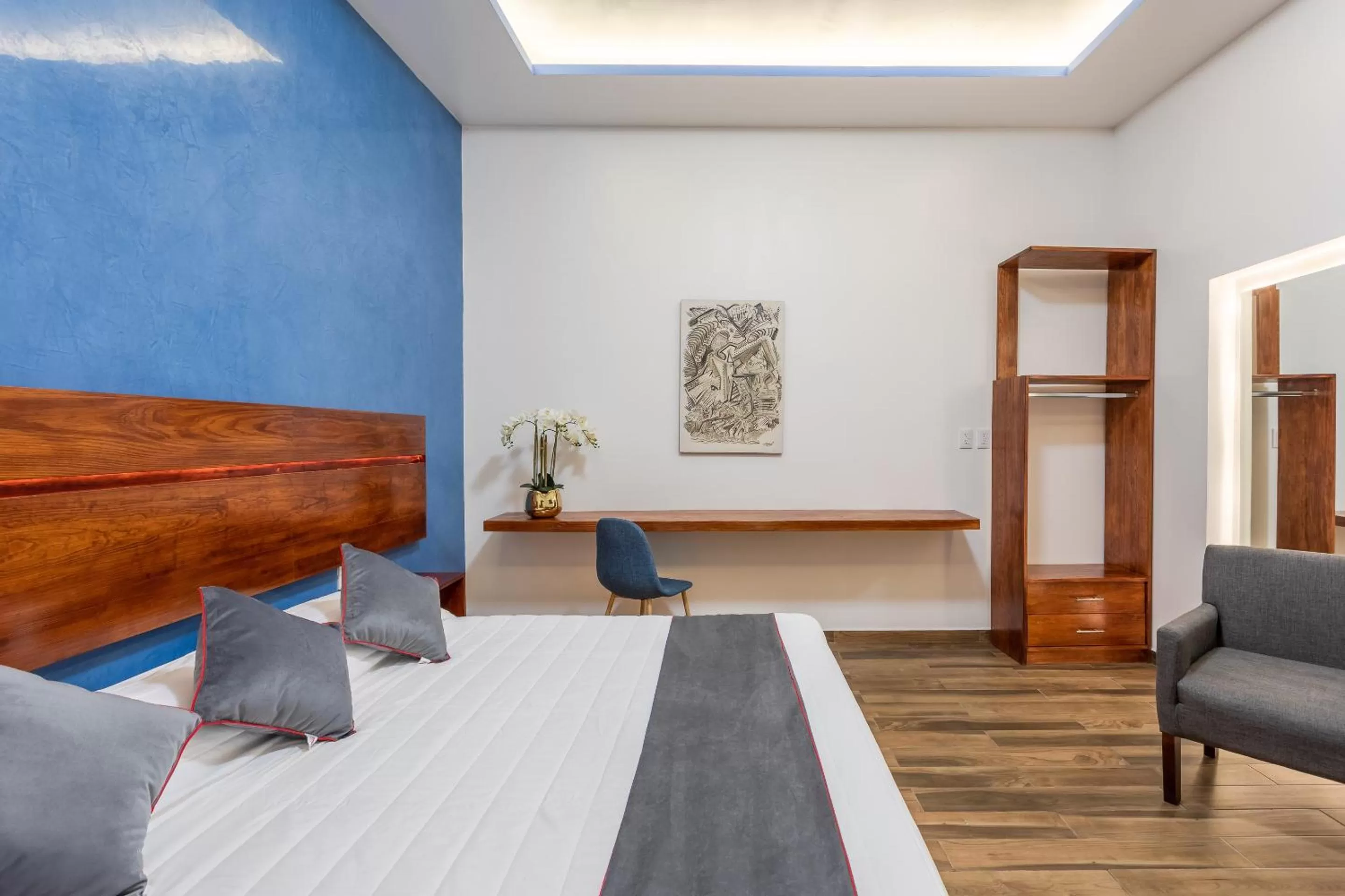 Bedroom, Bed in Casa Dos Lunas