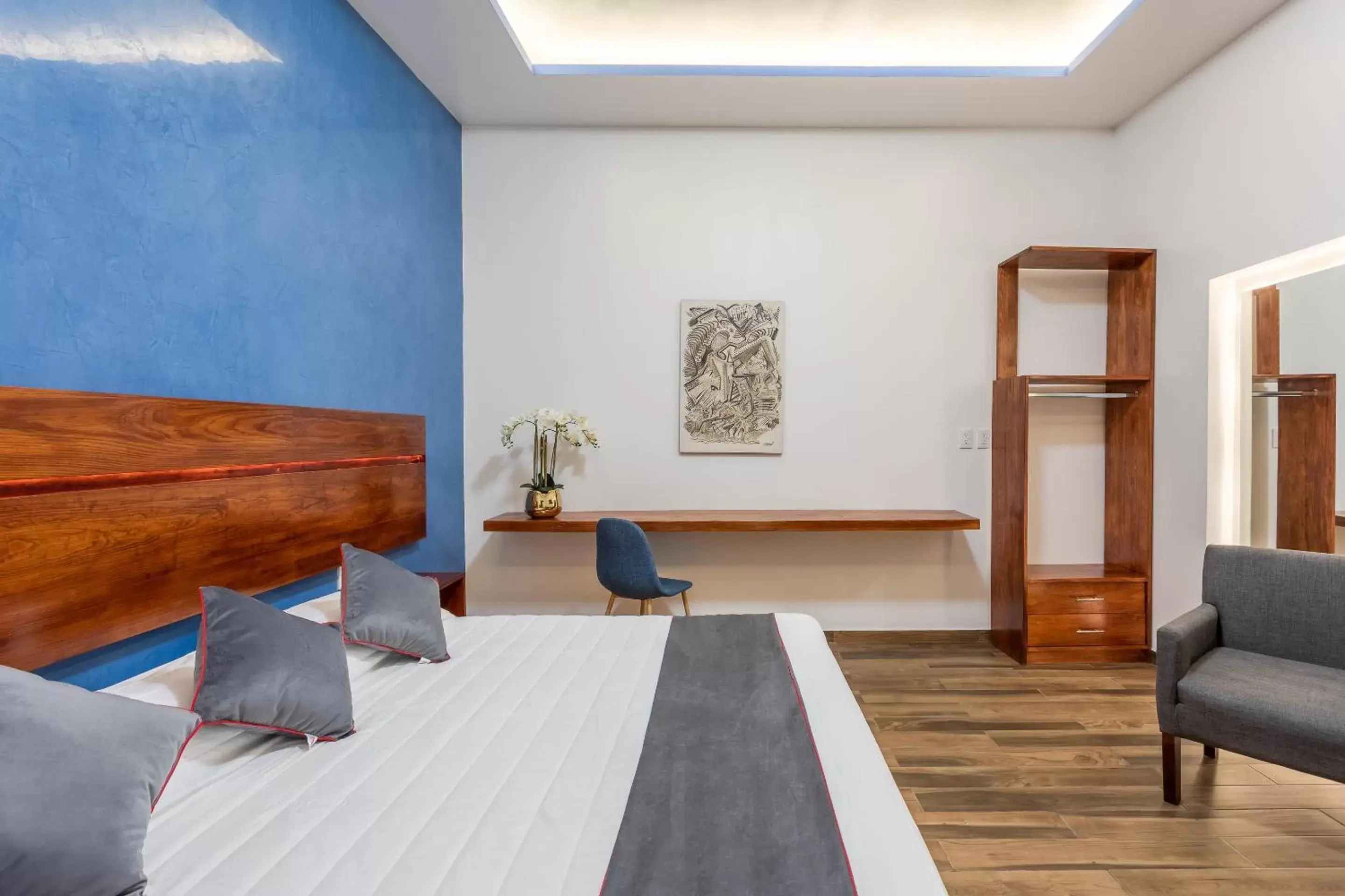 Bedroom, Bed in Casa Dos Lunas