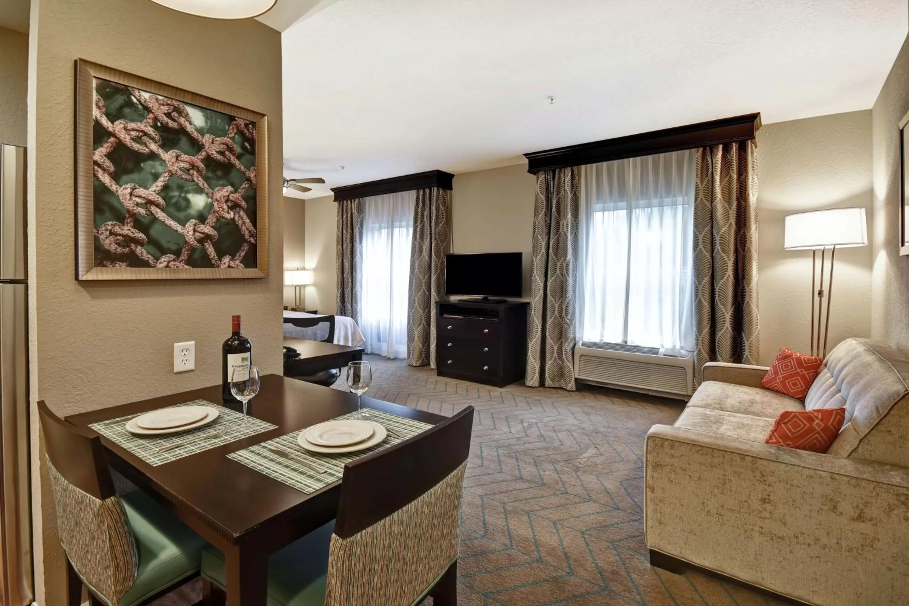 Bedroom in Homewood Suites by Hilton Tampa-Port Richey