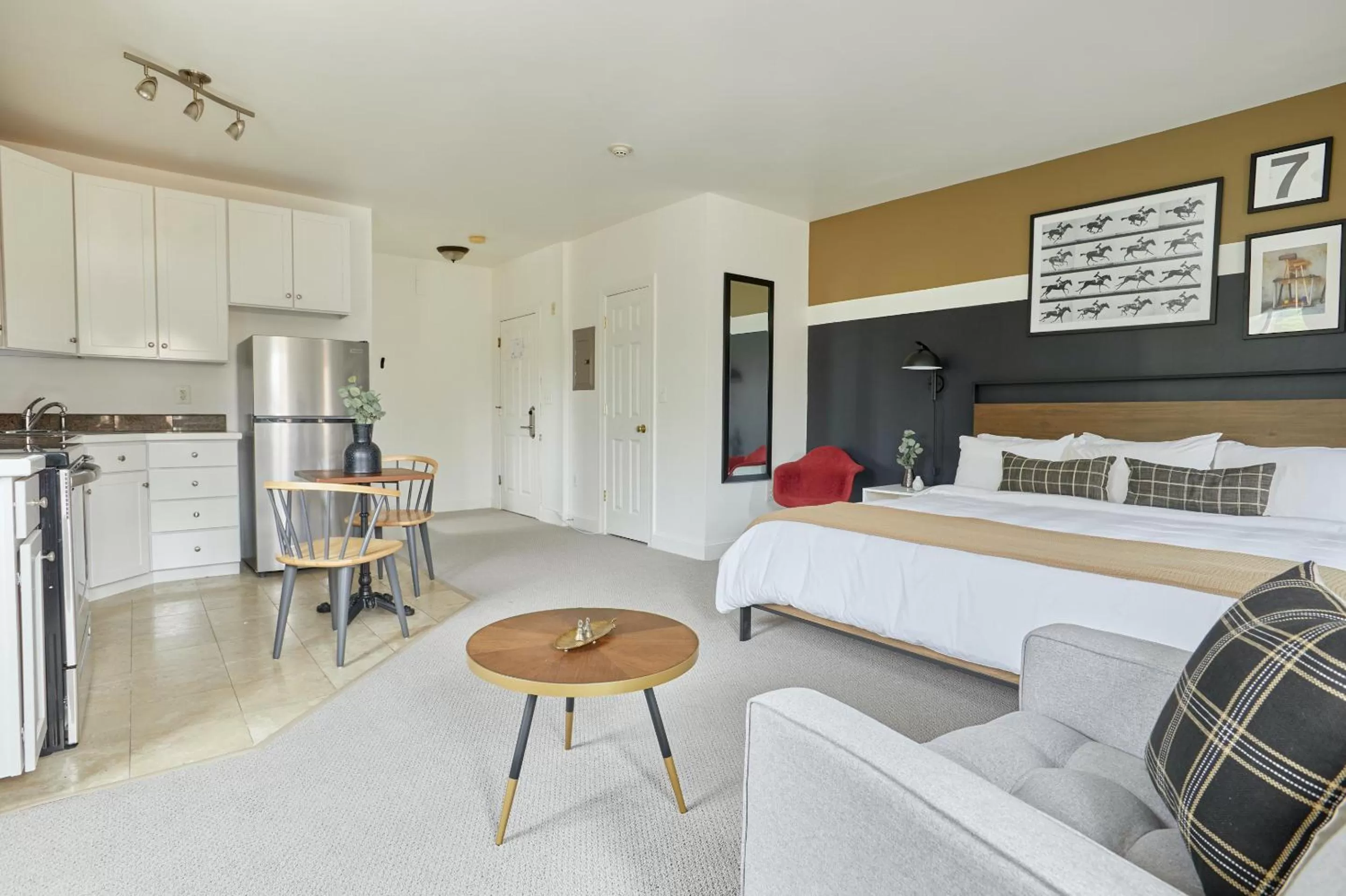 Kitchen or kitchenette, Bed in Kasa Del Ray Alexandria