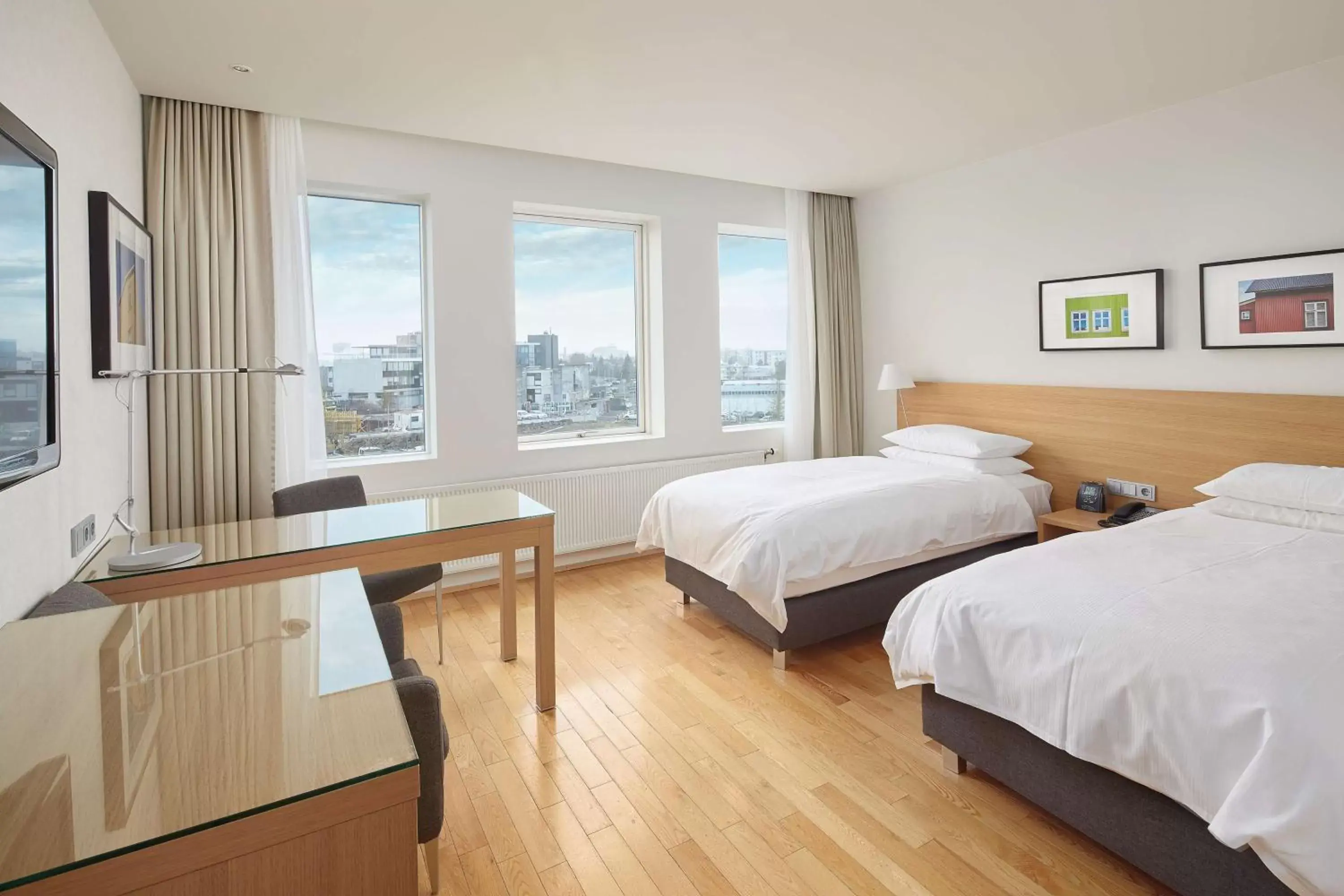 Bedroom in Hilton Reykjavik Nordica