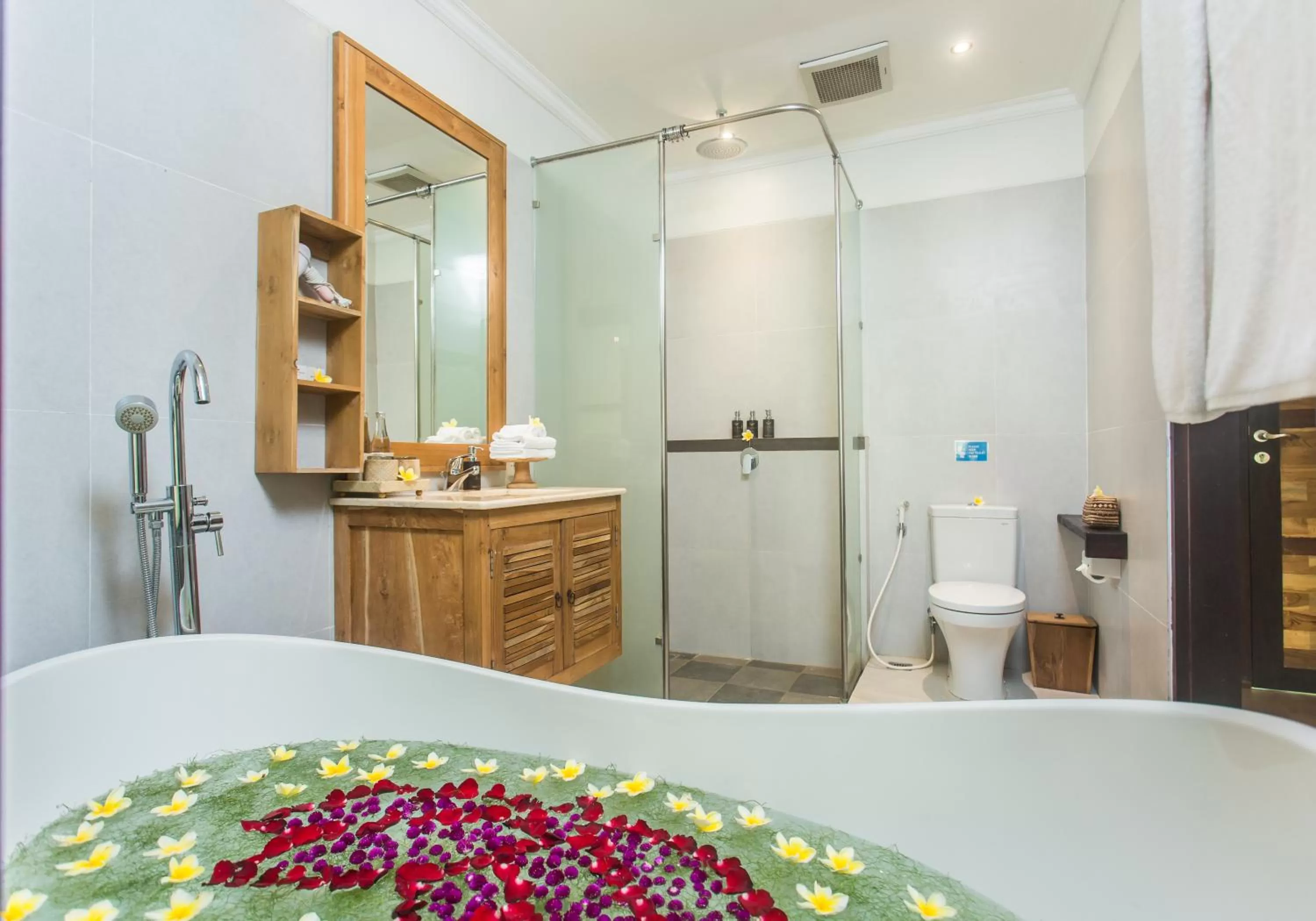 Bathroom in Manah Shanti Suites by GenuineHost