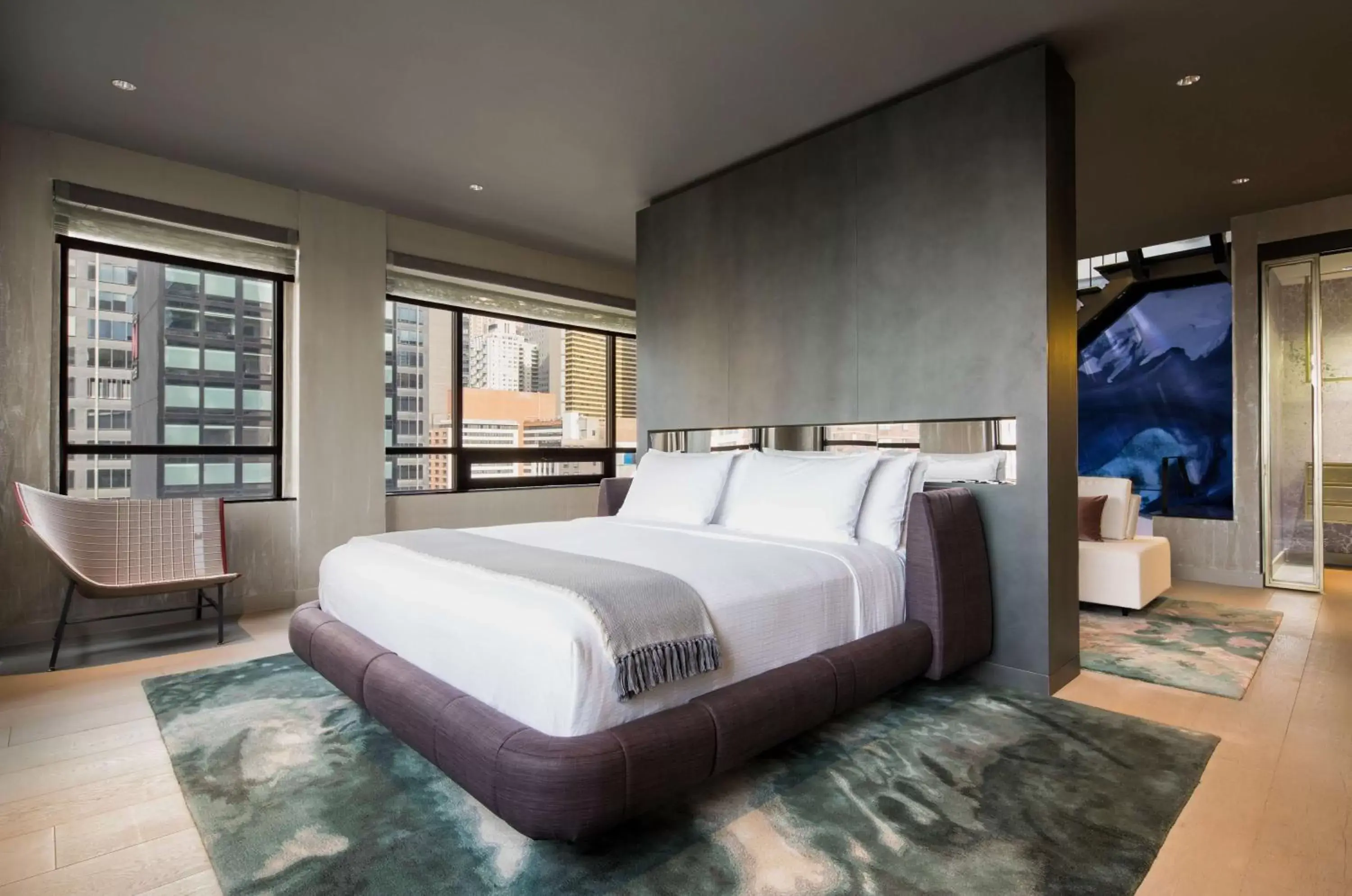 Photo of the whole room, Bed in The Time New York, part of JdV by Hyatt