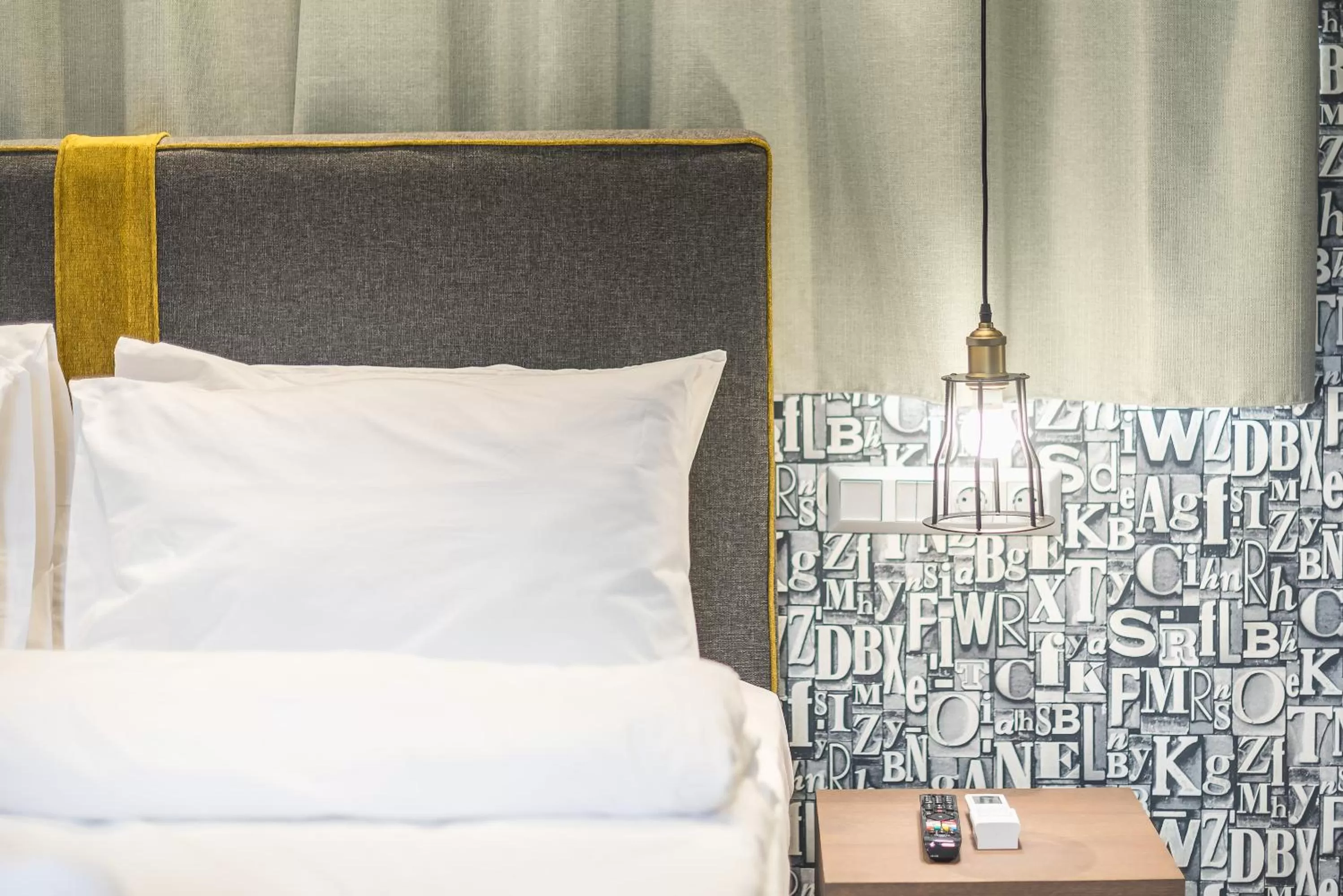 Bed in Athens Lights