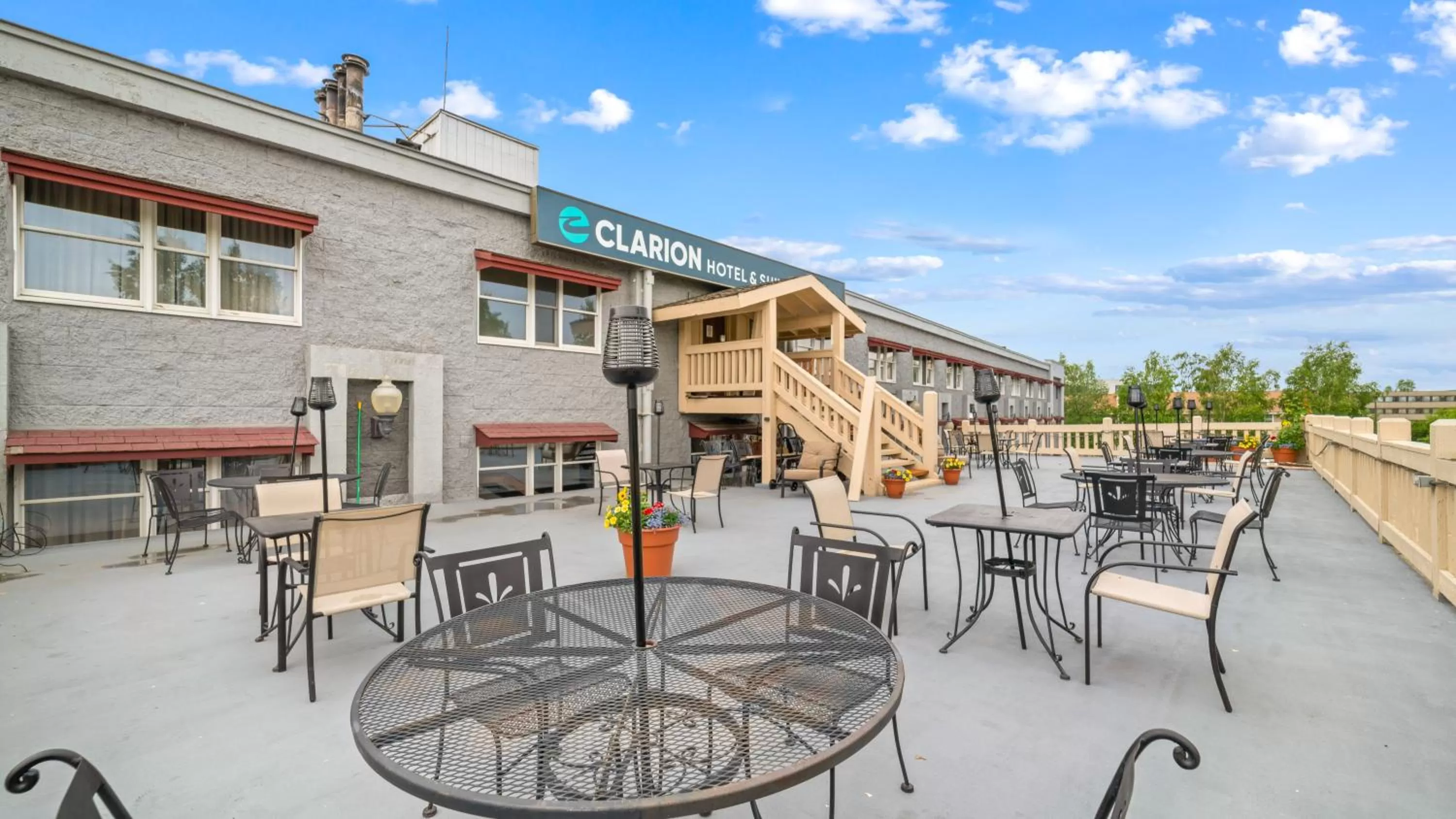 Property building in Clarion Hotel & Suites Fairbanks near Ft Wainwright