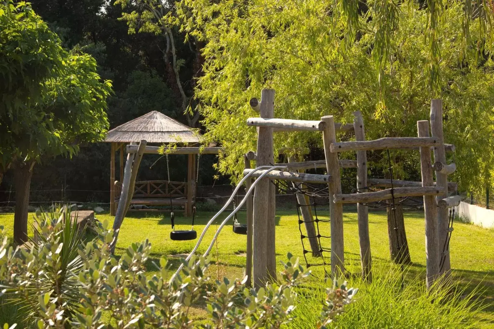 Children play ground, Children's Play Area in La Villa Vicha, The Originals Relais