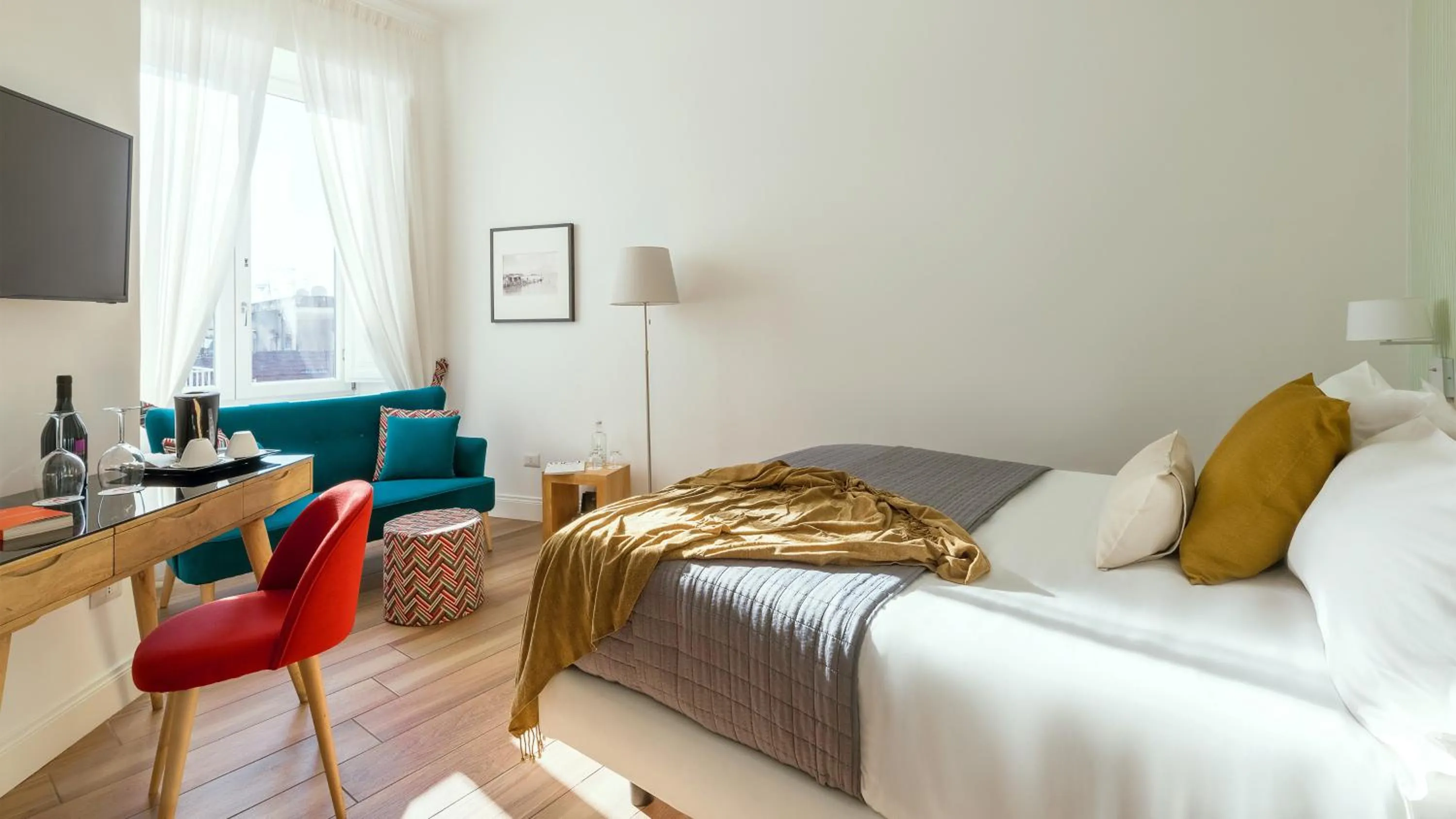 Bed in Santa Chiara Boutique Hotel