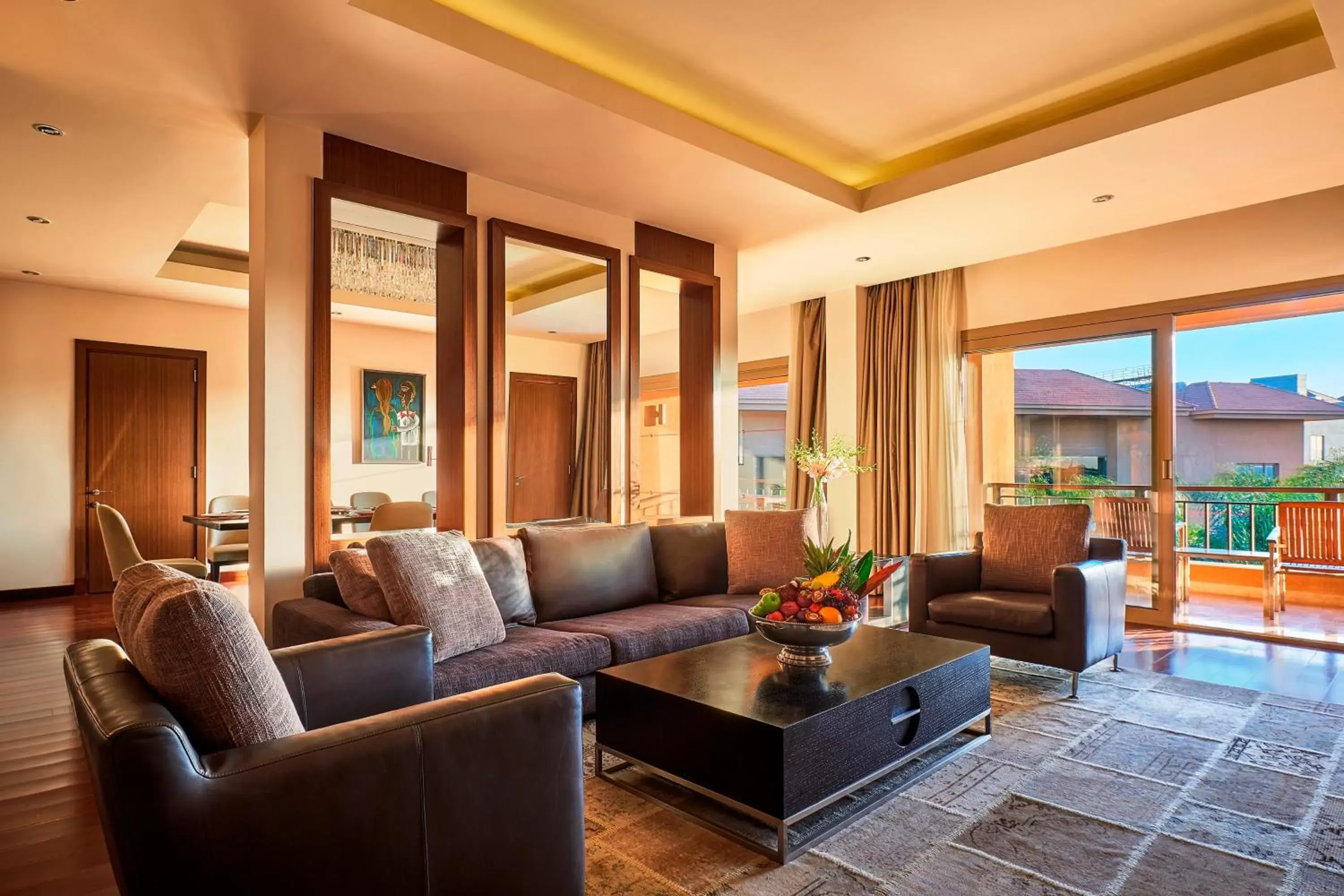 Living room, Seating Area in Dusit Thani LakeView Cairo