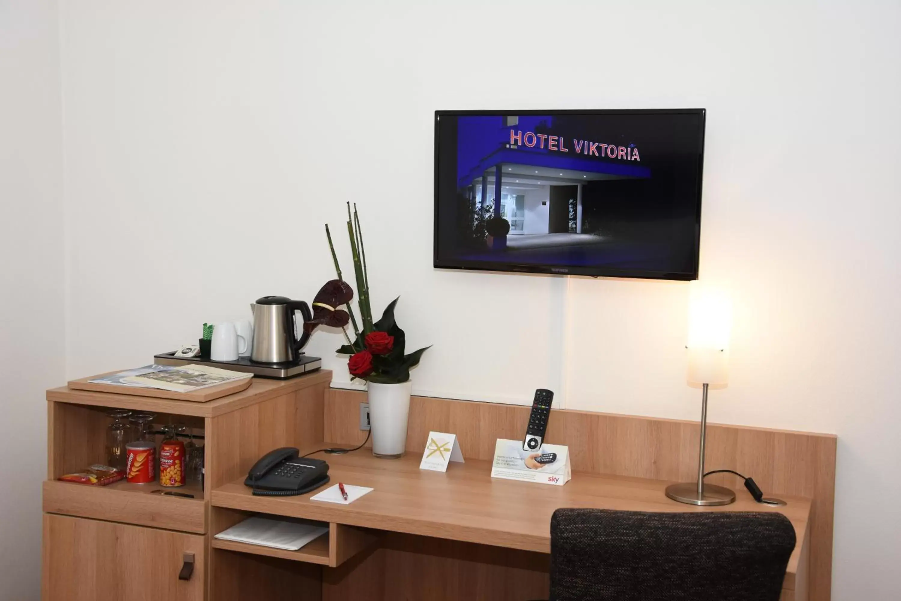 TV and multimedia, TV/Entertainment Center in Concorde Hotel Viktoria