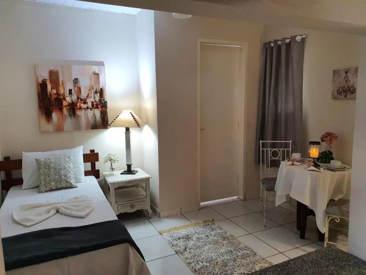 Bed in Pousada Dois Rios