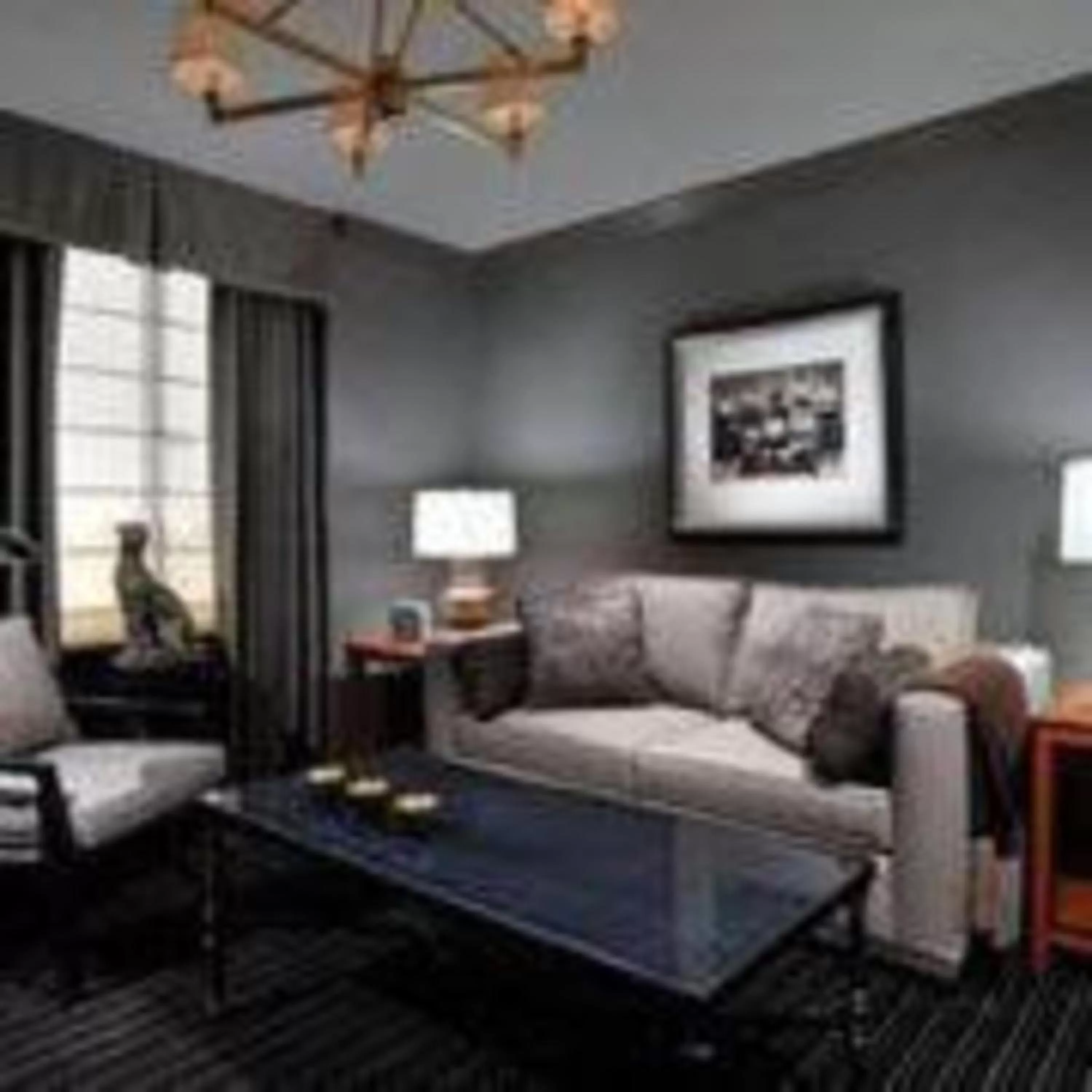 Living room in Los Angeles Athletic Club