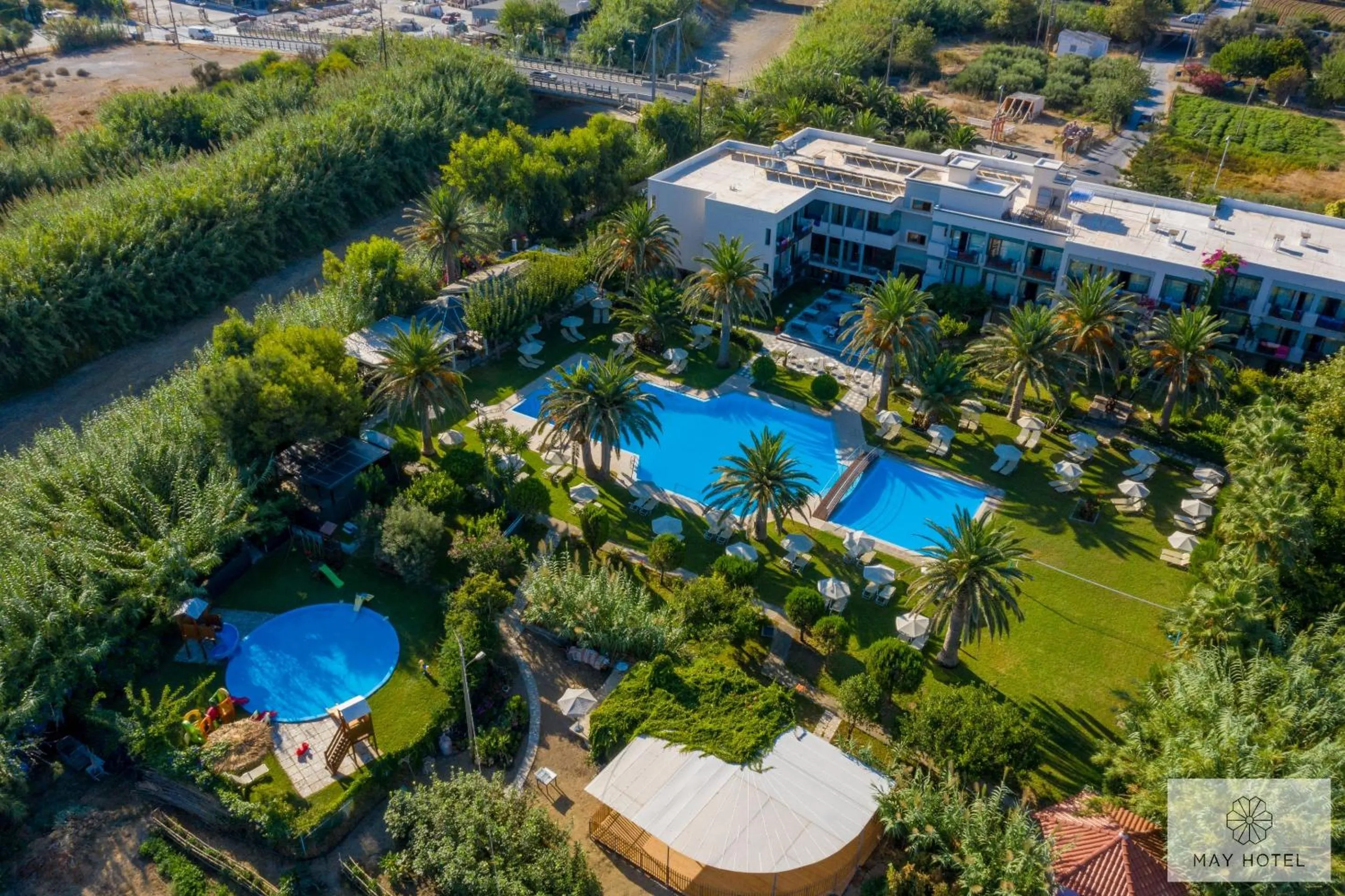 Bird's eye view in May Beach Hotel