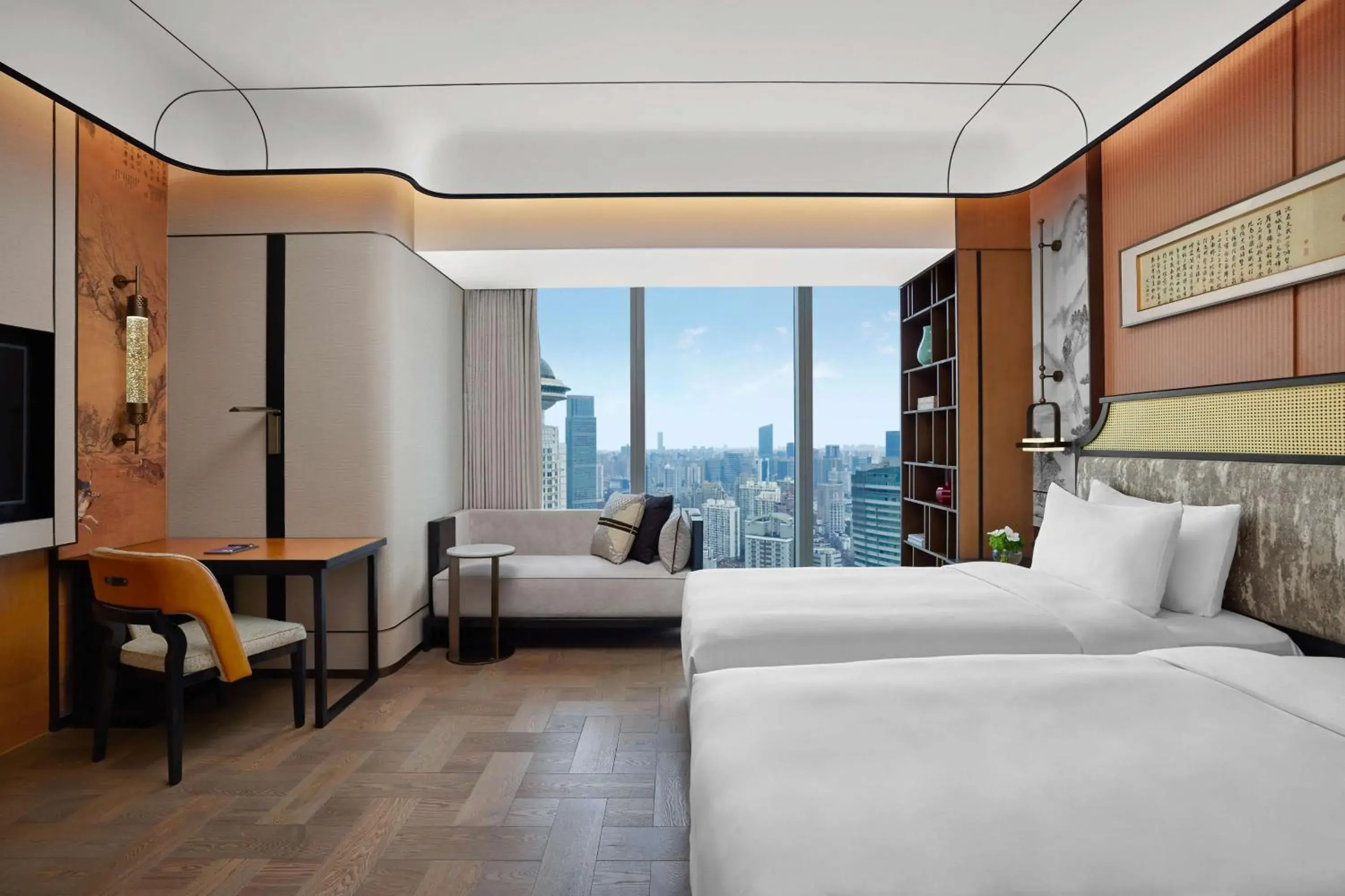 Bedroom in Conrad By Hilton Shanghai